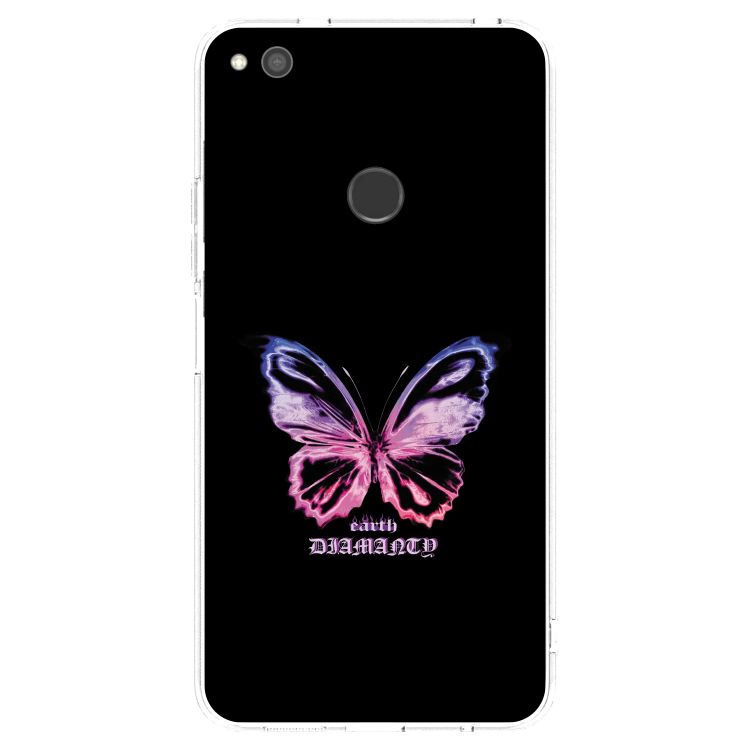 Picasee silikónový prehľadný obal pre Huawei P9 Lite 2017 - Diamanty Purple