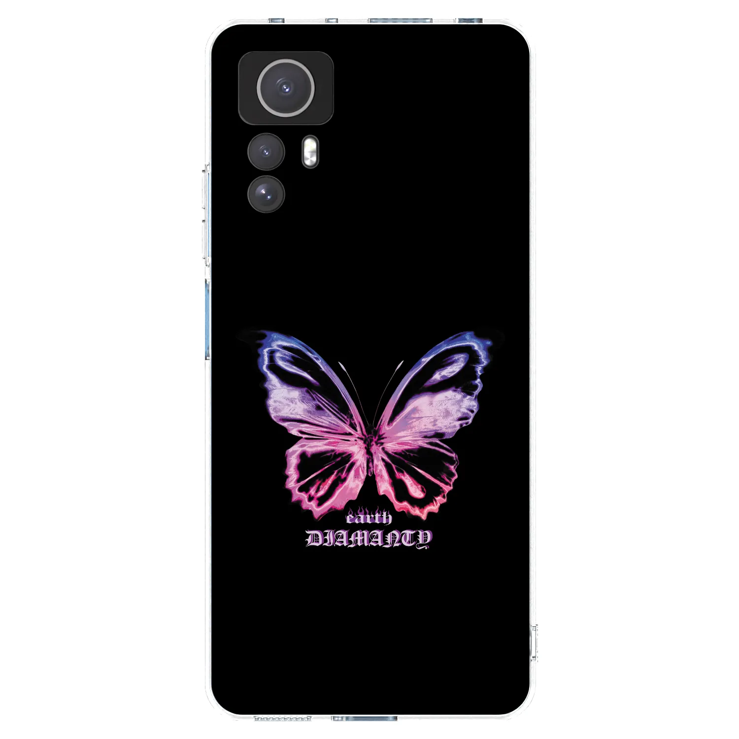 Picasee silikónový prehľadný obal pre Xiaomi Redmi Note 12S - Diamanty Purple