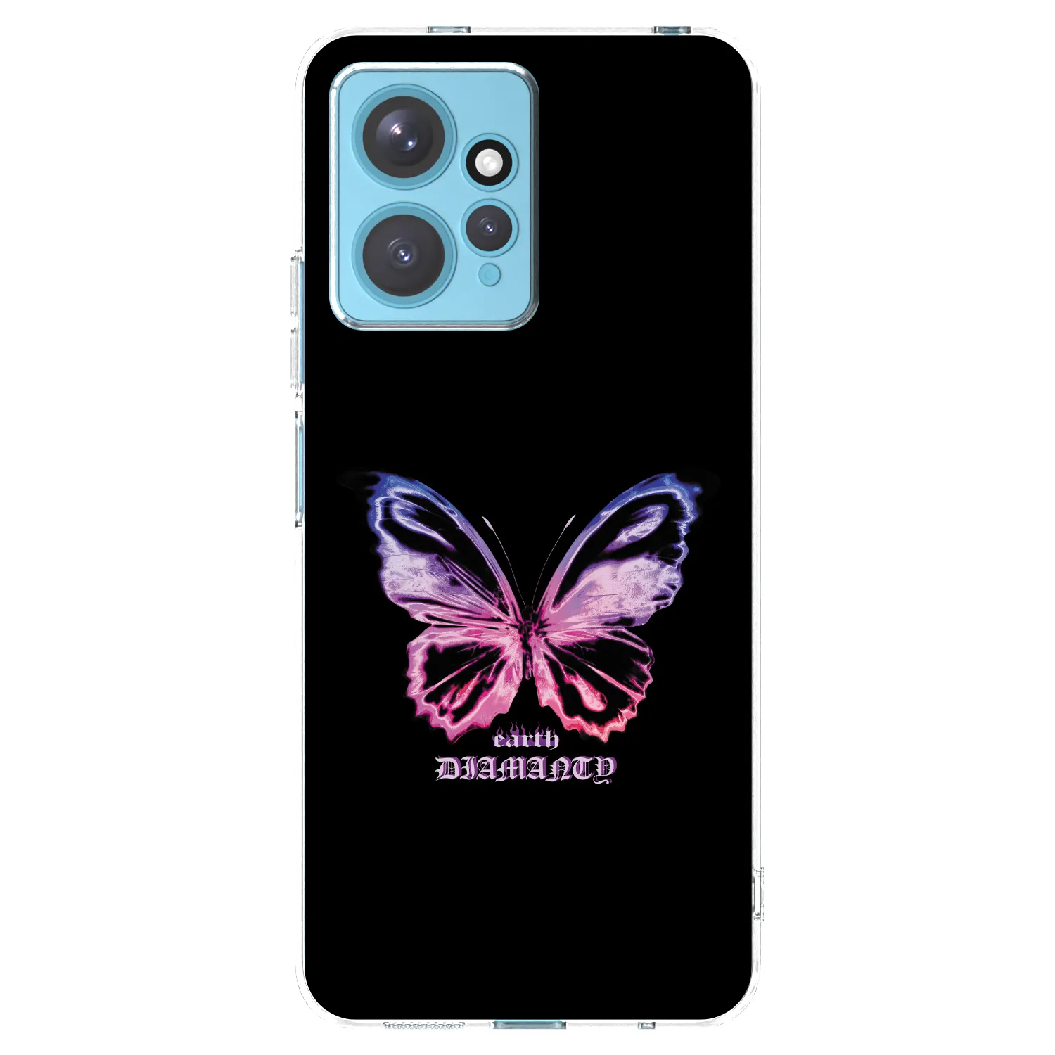 Picasee silikónový prehľadný obal pre Xiaomi Redmi Note 12 4G - Diamanty Purple