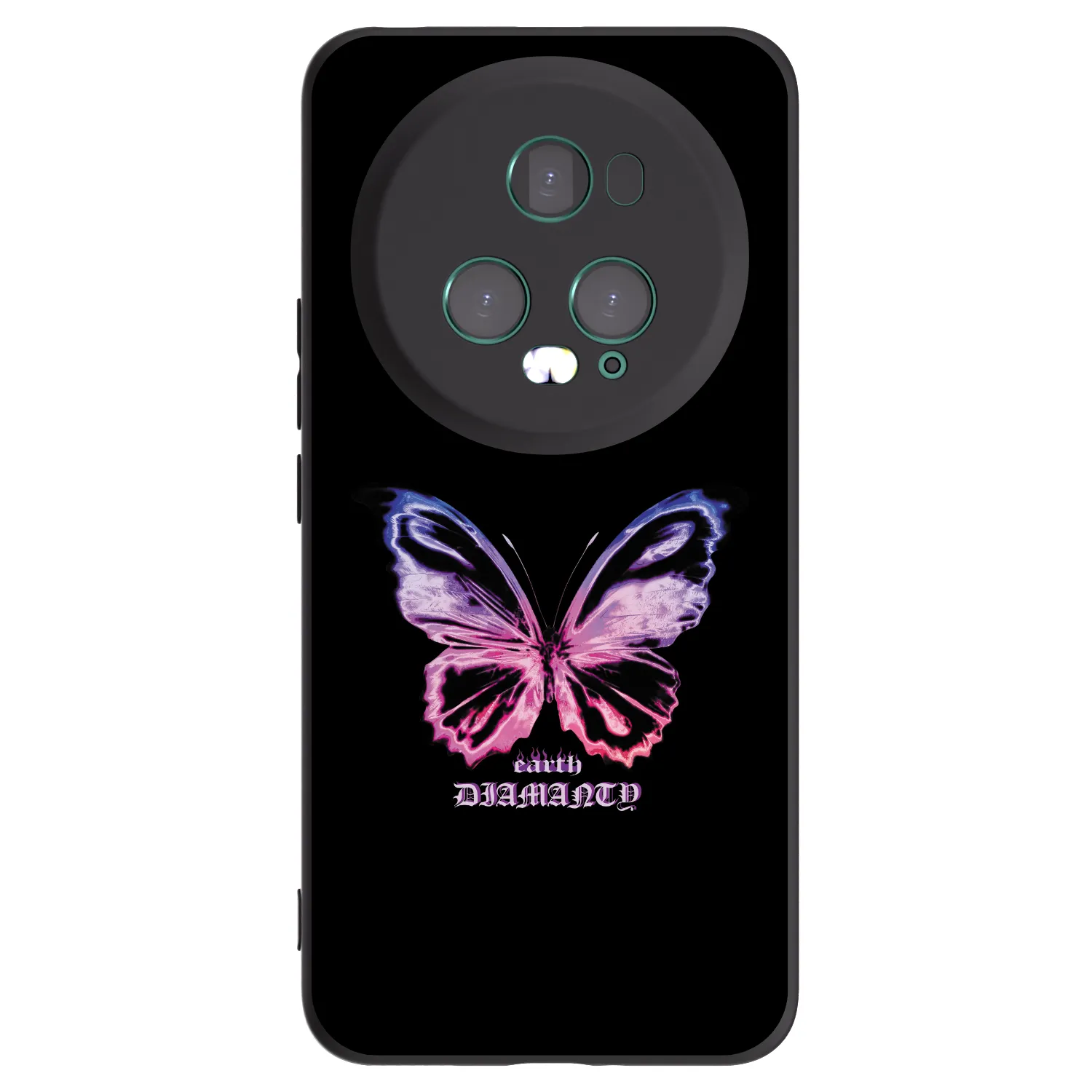 Picasee silikónový čierny obal pre Honor Magic5 Pro - Diamanty Purple