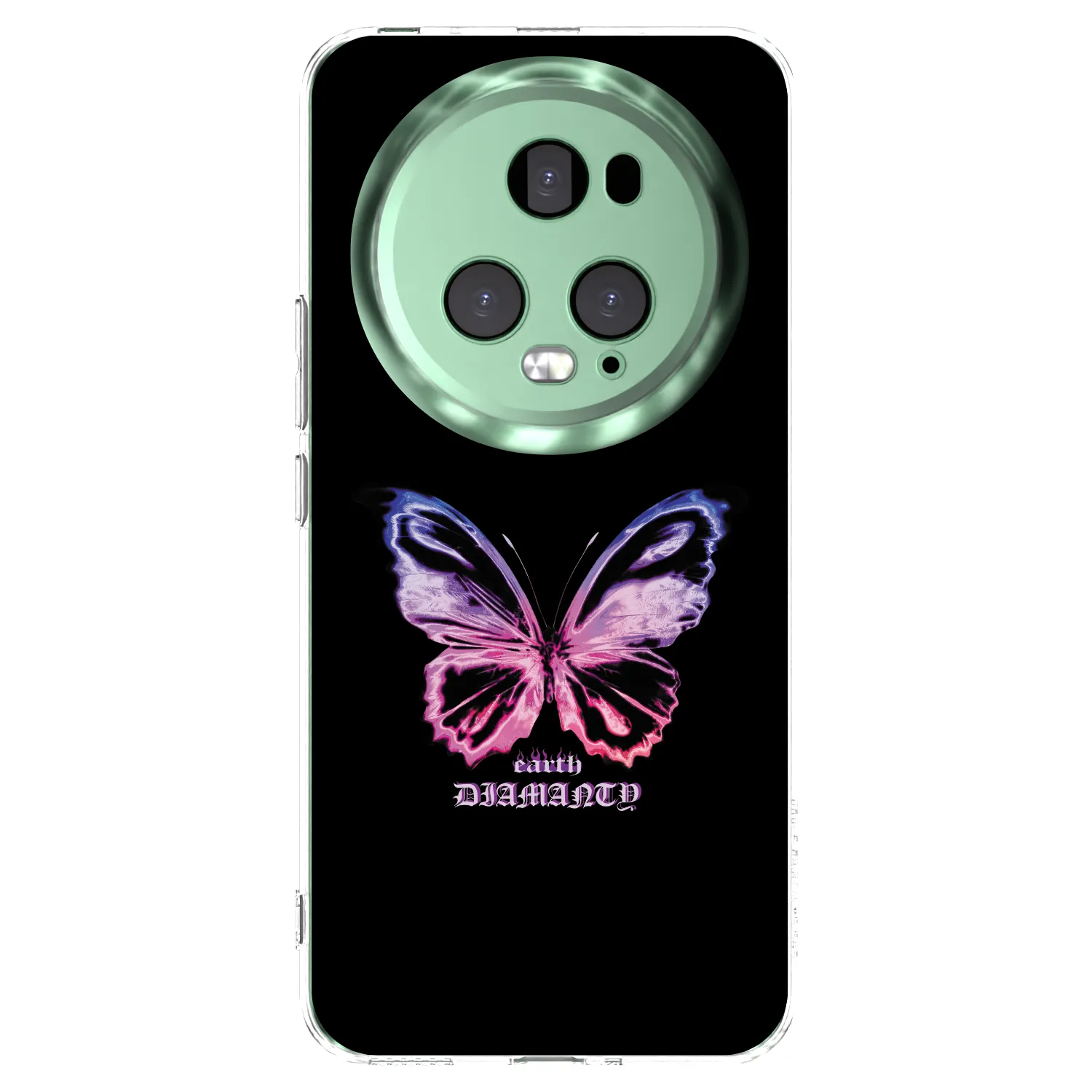 Picasee silikónový prehľadný obal pre Honor Magic5 Pro - Diamanty Purple