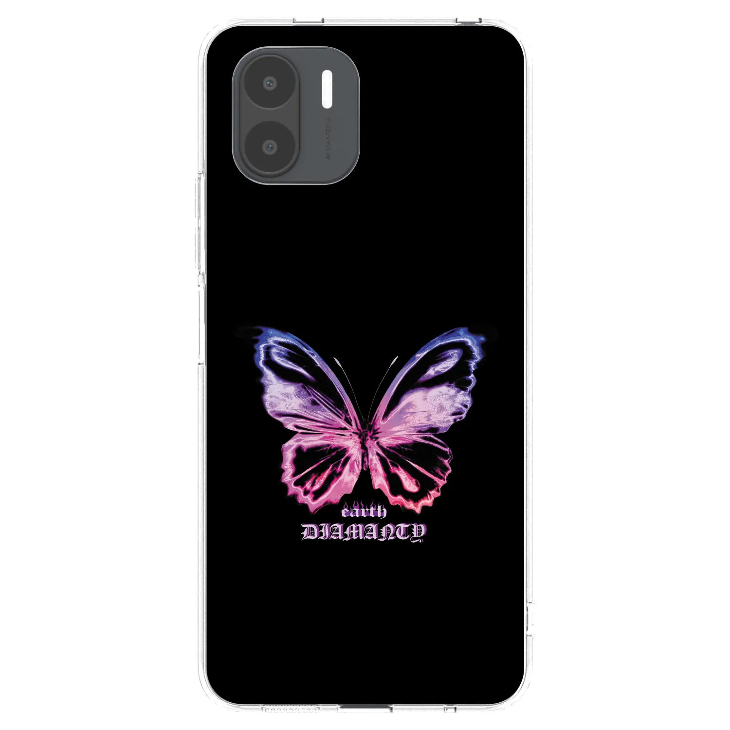 Picasee silikónový prehľadný obal pre Xiaomi Redmi A2 - Diamanty Purple