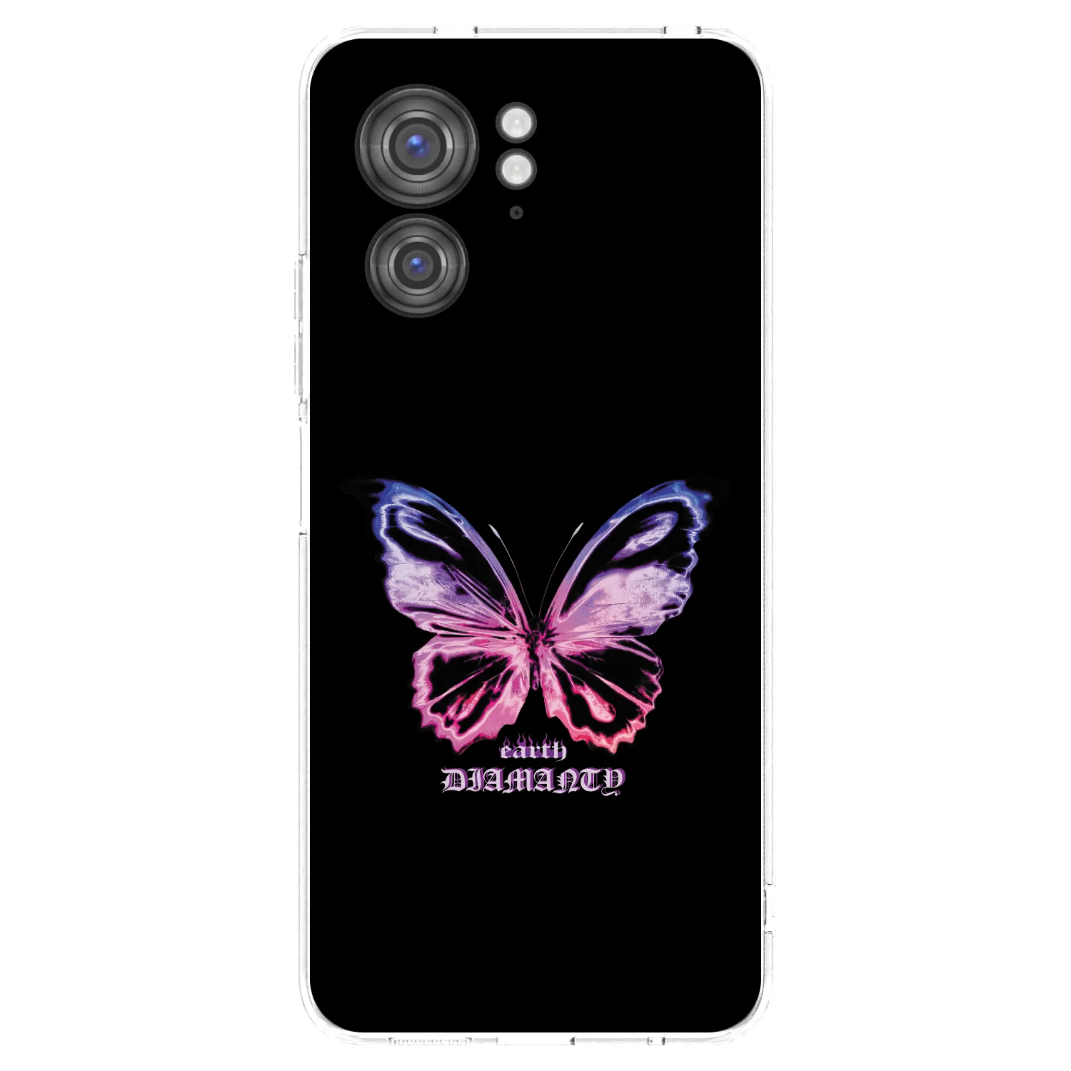 Picasee silikónový prehľadný obal pre Motorola Edge 40 - Diamanty Purple