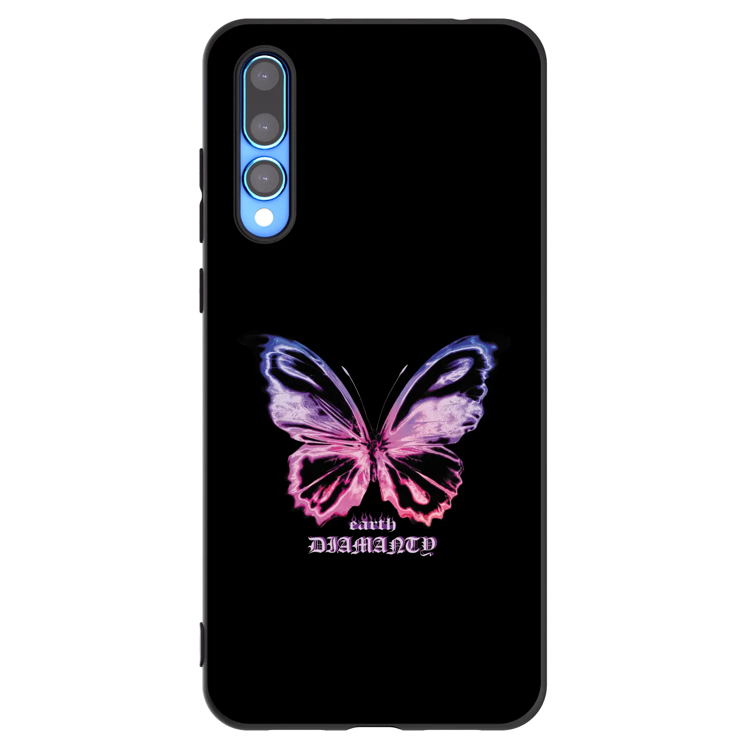Picasee silikónový čierny obal pre Huawei P20 Pro - Diamanty Purple