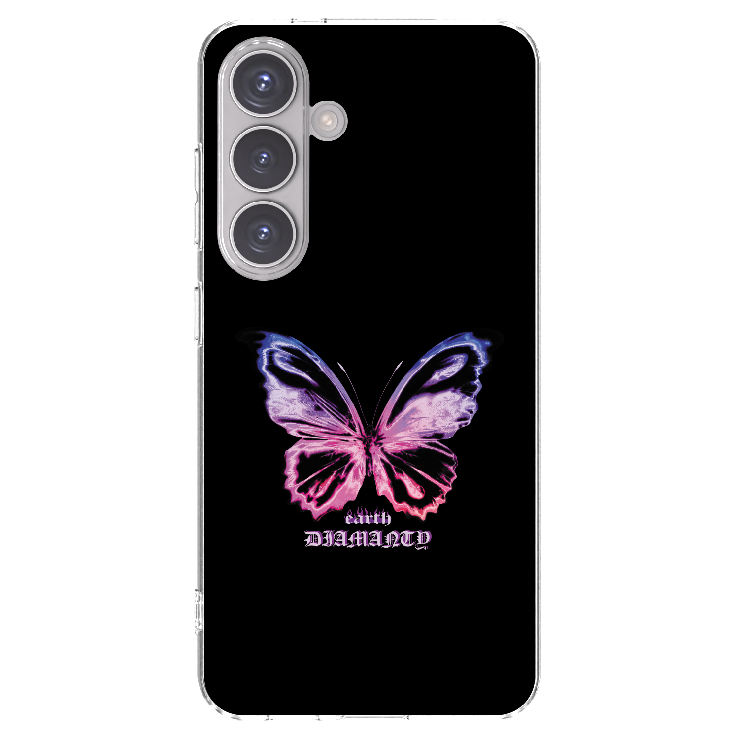 Picasee silikónový prehľadný obal pre Samsung Galaxy S24 S921B 5G - Diamanty Purple