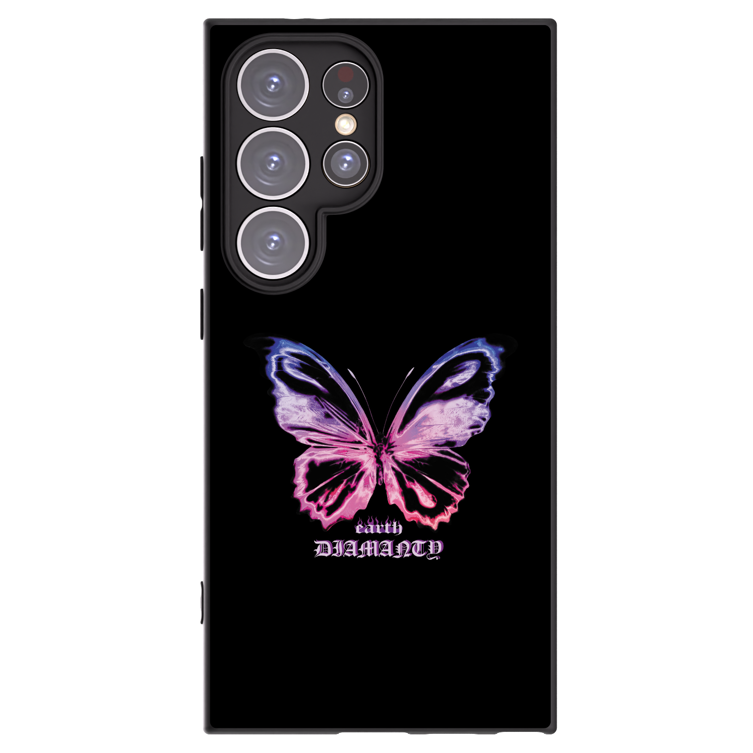 Picasee silikónový čierny obal pre Samsung Galaxy S24 Ultra S928B 5G - Diamanty Purple
