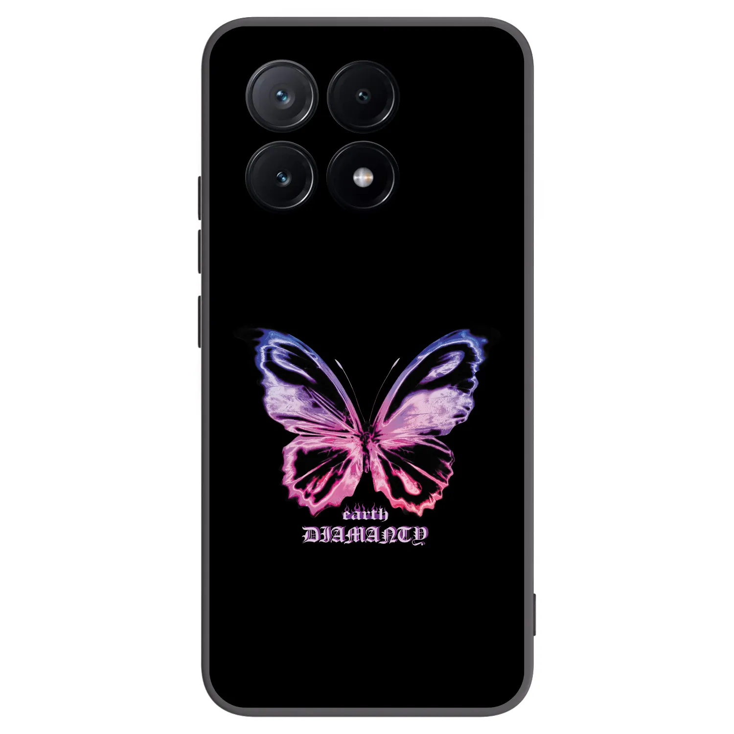 Picasee silikónový čierny obal pre Xiaomi Poco X6 Pro - Diamanty Purple