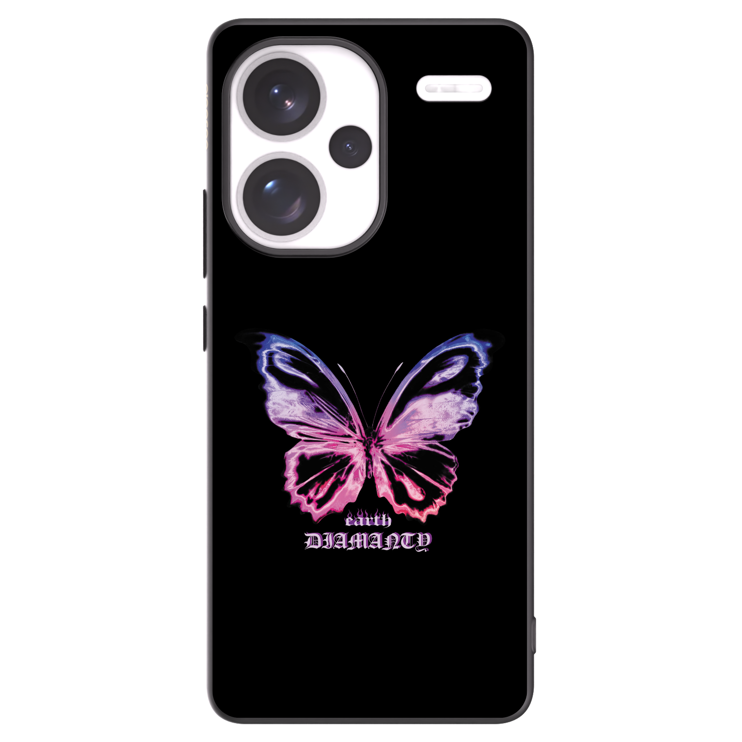 Picasee silikónový čierny obal pre Xiaomi Redmi Note 13 Pro+ 5G - Diamanty Purple