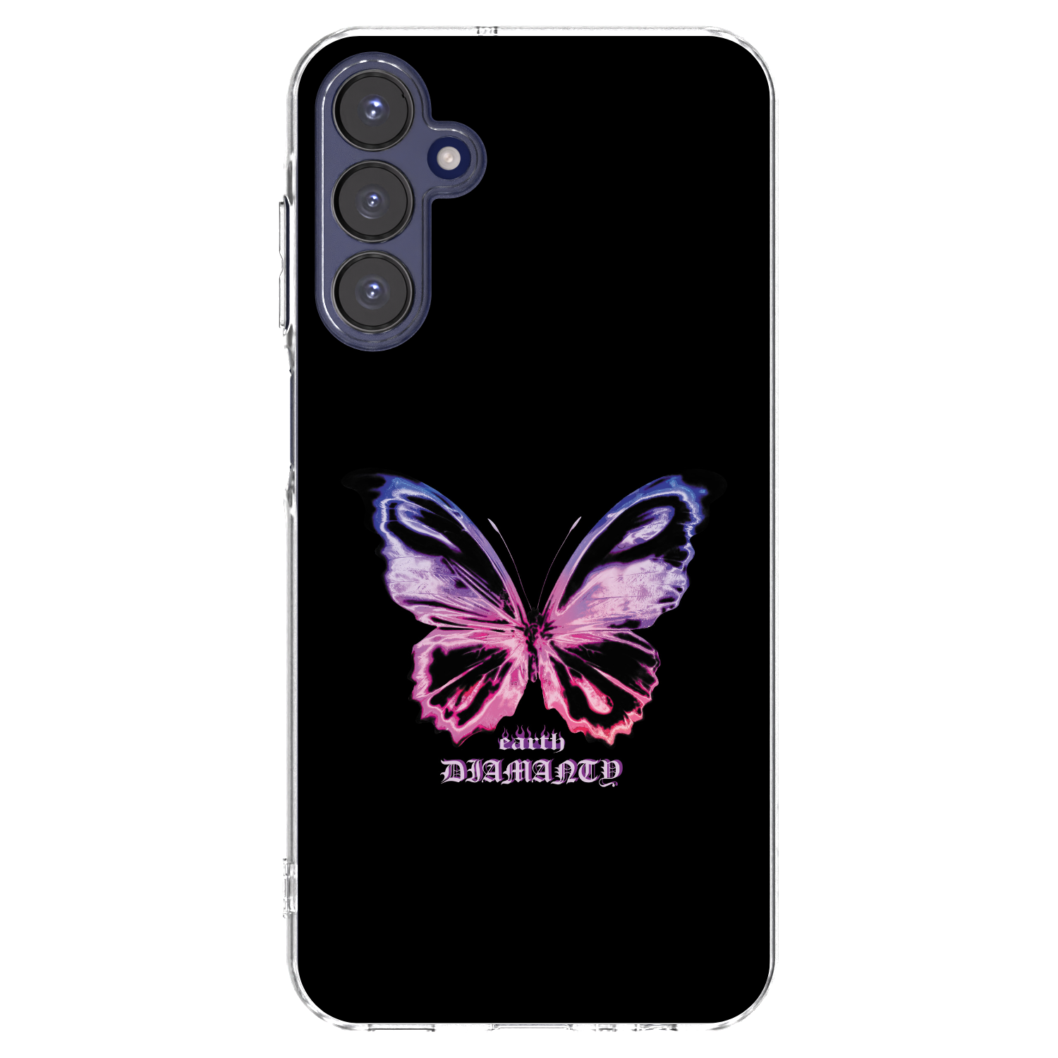 Picasee silikónový prehľadný obal pre Samsung Galaxy A15 A155F 4G - Diamanty Purple