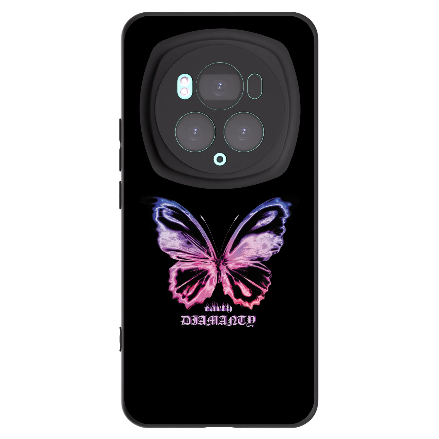 Picasee silikónový čierny obal pre Honor Magic6 Pro - Diamanty Purple