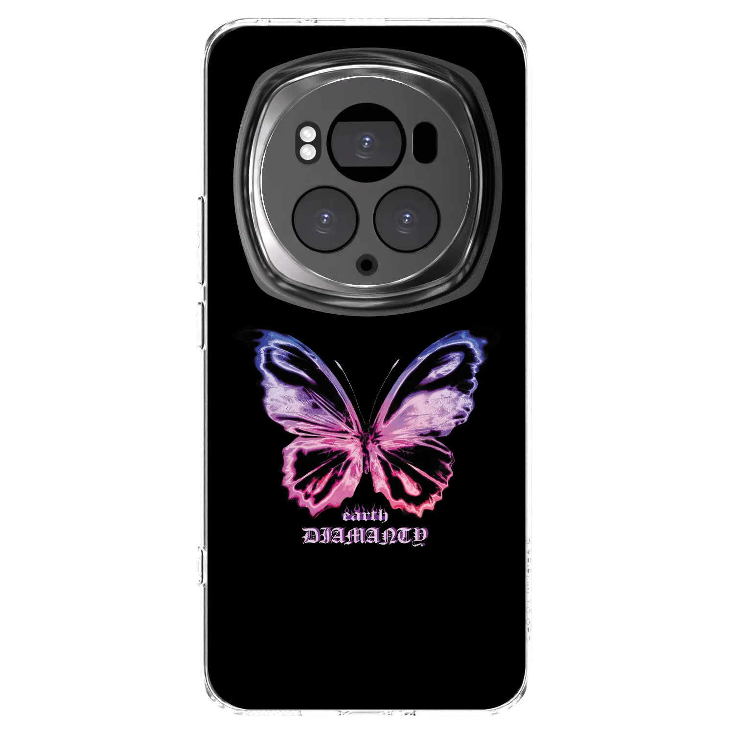 Picasee silikónový prehľadný obal pre Honor Magic6 Pro - Diamanty Purple