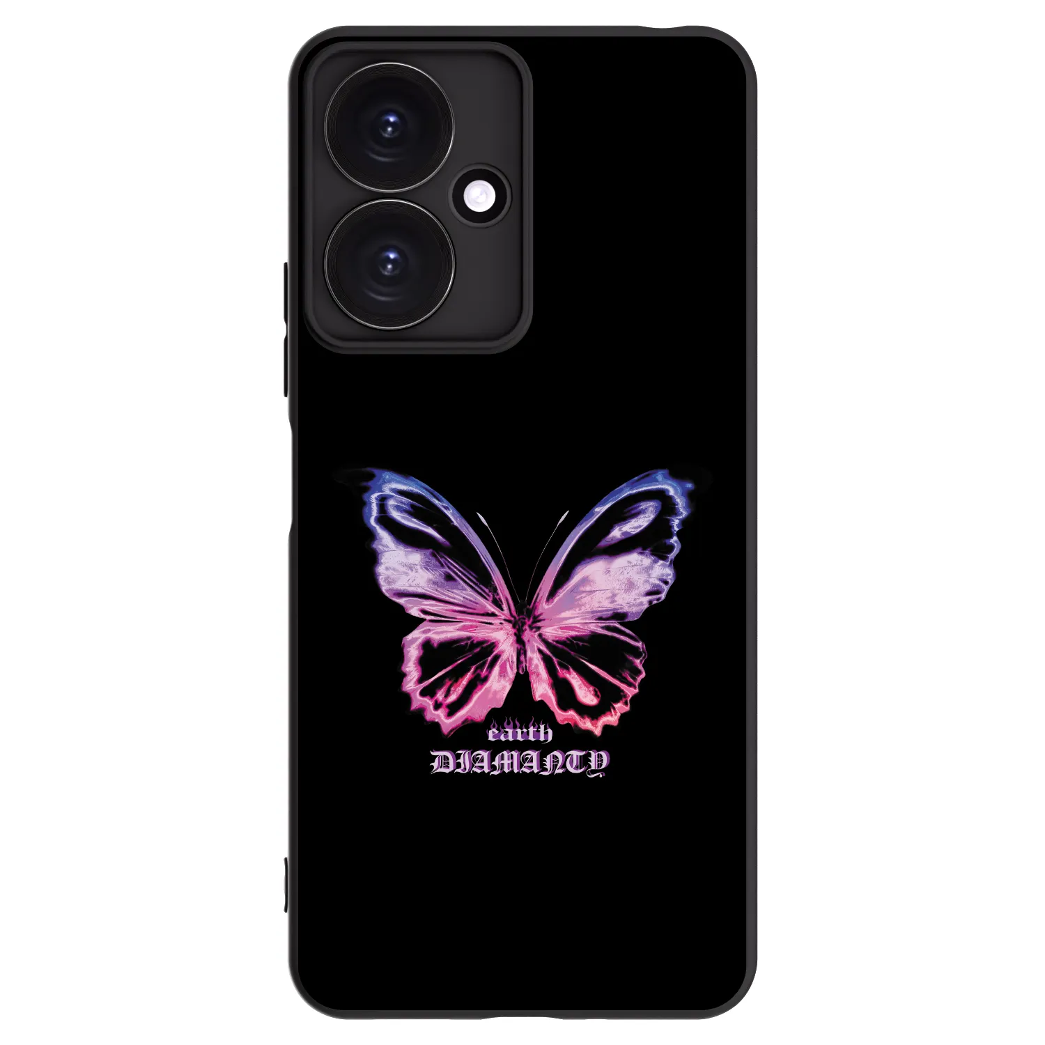 Picasee silikónový čierny obal pre Xiaomi Redmi 13C 5G - Diamanty Purple