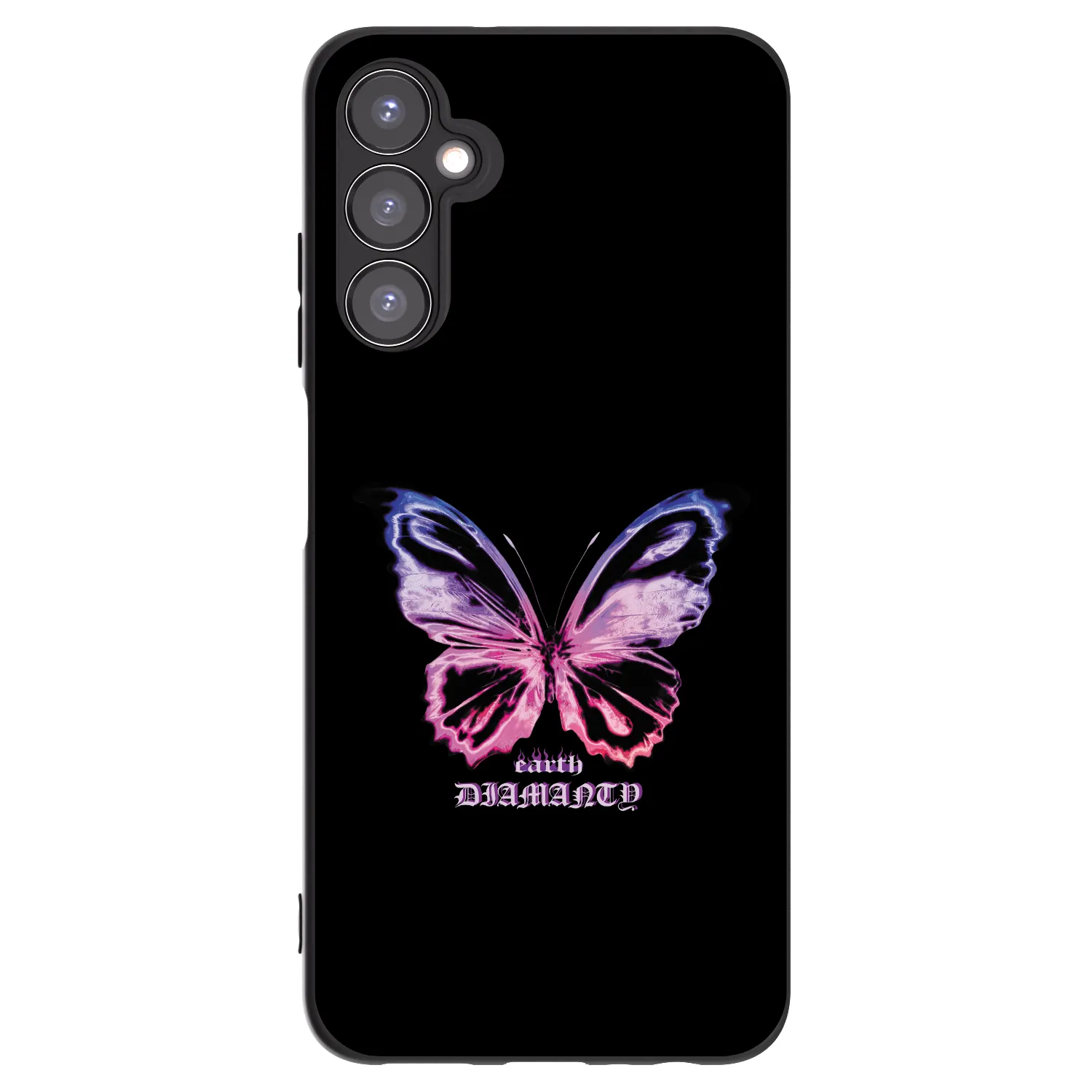Picasee silikónový čierny obal pre Samsung Galaxy A05s A057G - Diamanty Purple