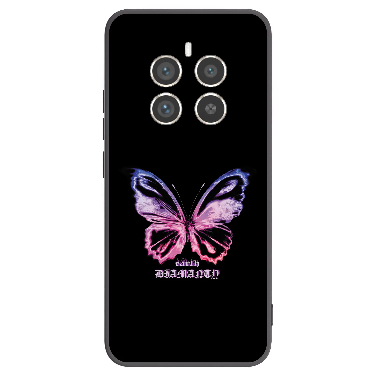 Picasee silikónový čierny obal pre Realme 12 Pro 5G - Diamanty Purple