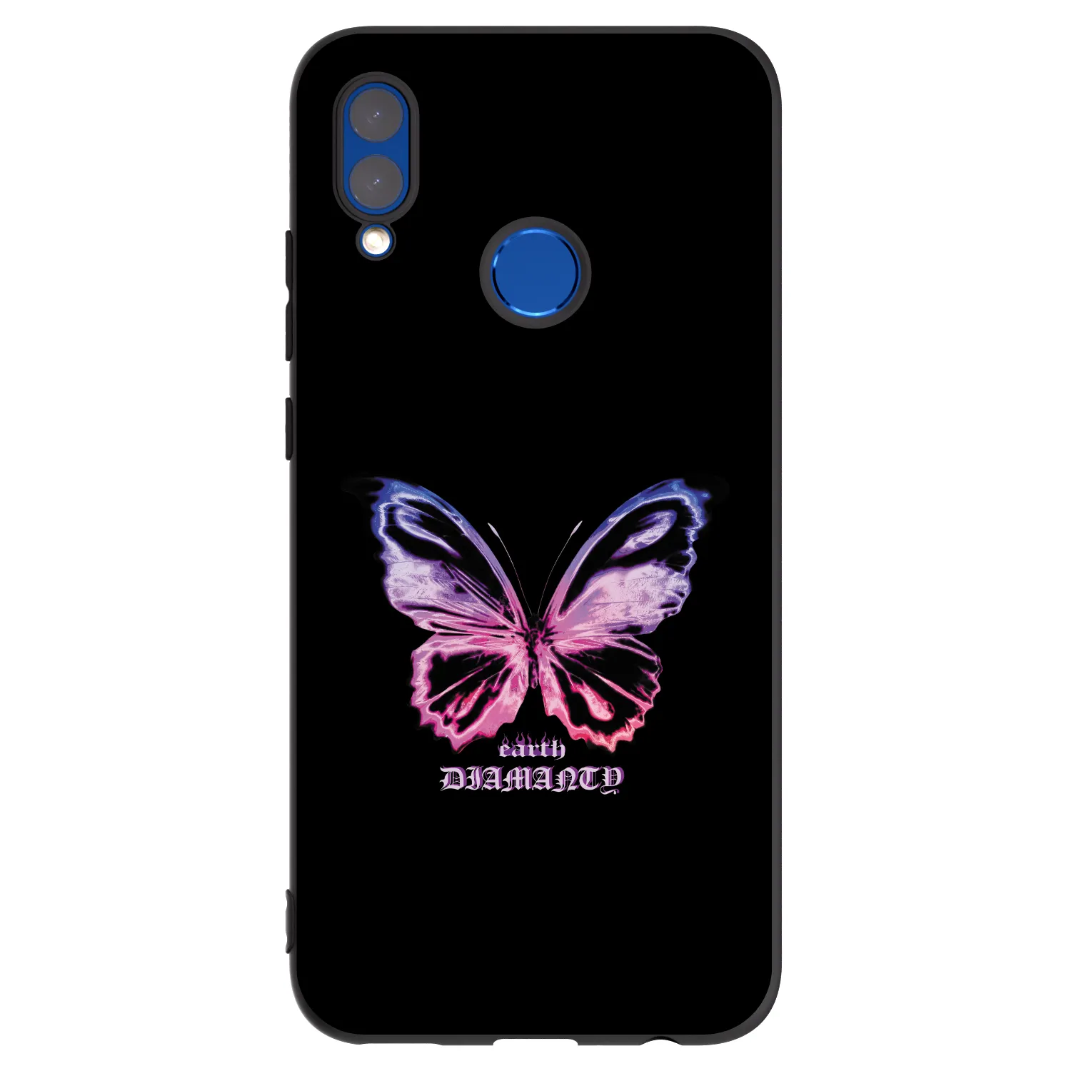 Picasee silikónový čierny obal pre Huawei P Smart 2019 - Diamanty Purple