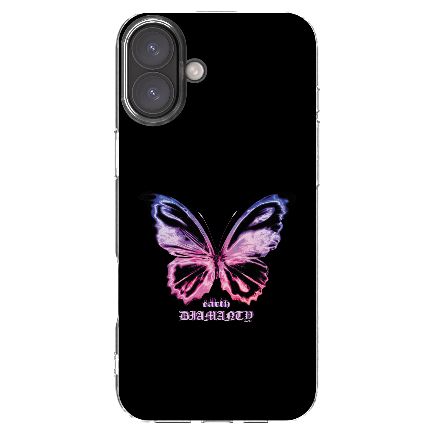 Picasee silikónový prehľadný obal pre Apple iPhone 16 Plus - Diamanty Purple