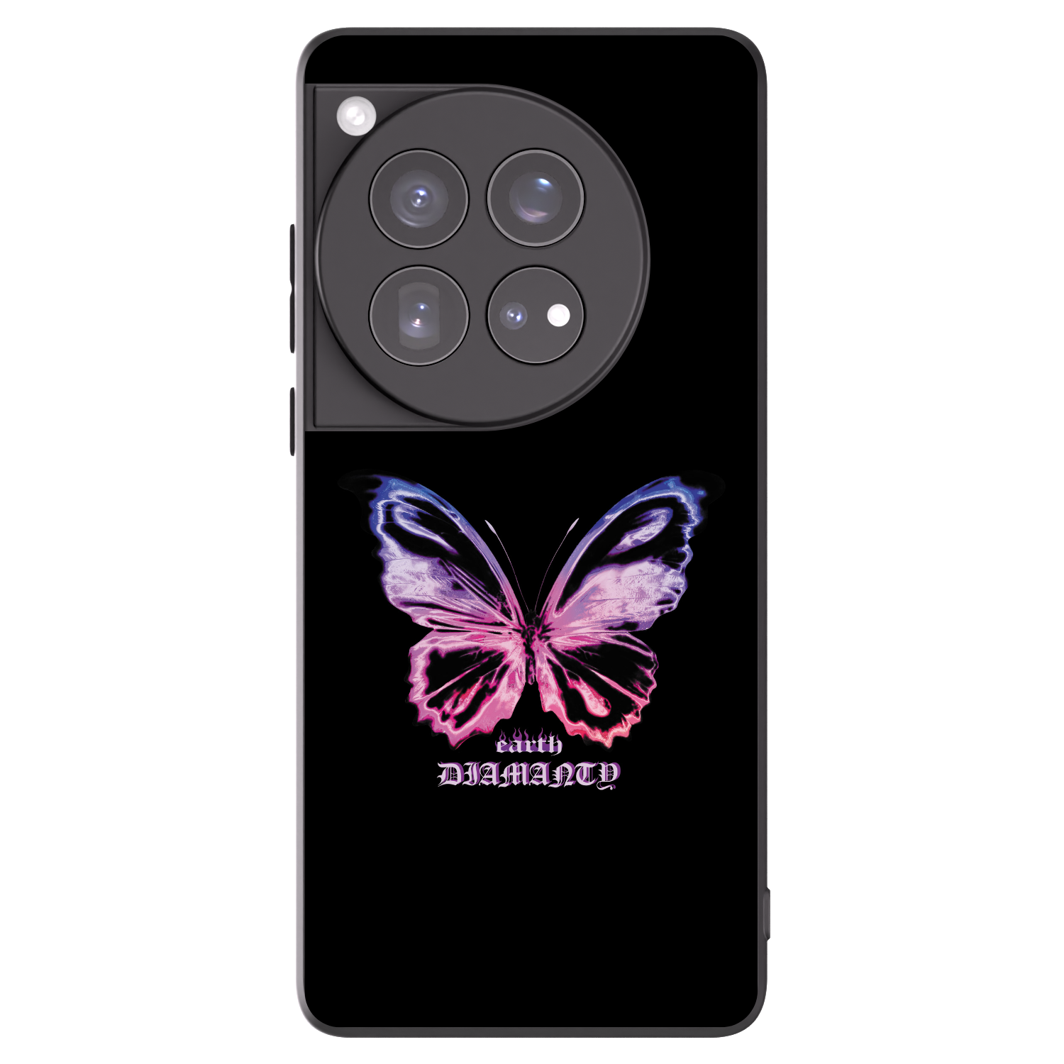 Picasee silikónový čierny obal pre OnePlus 12 5G - Diamanty Purple