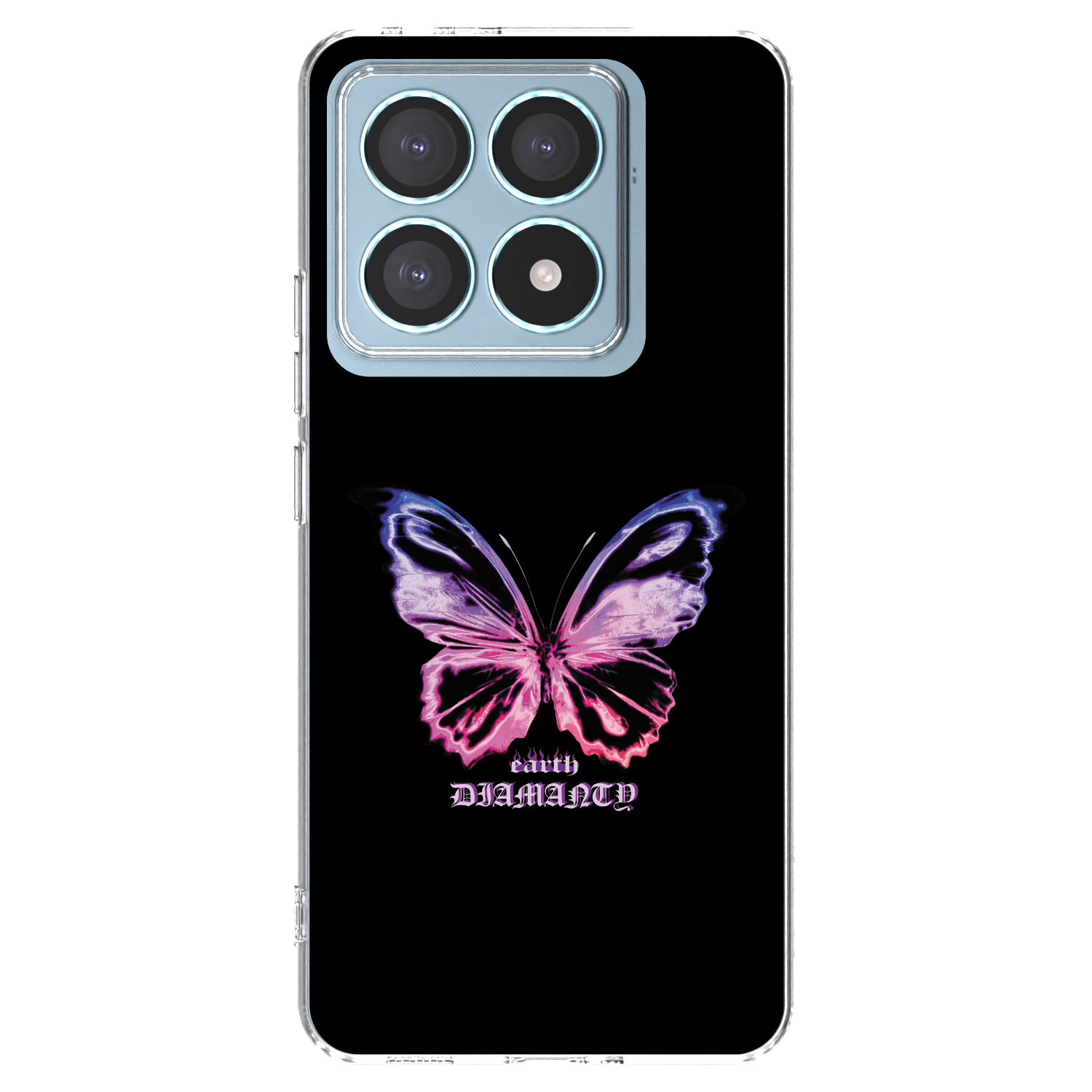 Picasee silikónový prehľadný obal pre Xiaomi 14T Pro - Diamanty Purple
