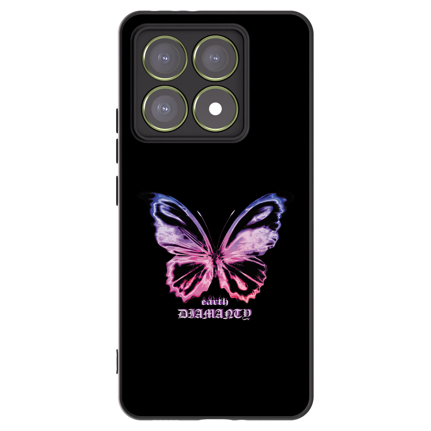 Picasee silikónový čierny obal pre Xiaomi 14T - Diamanty Purple