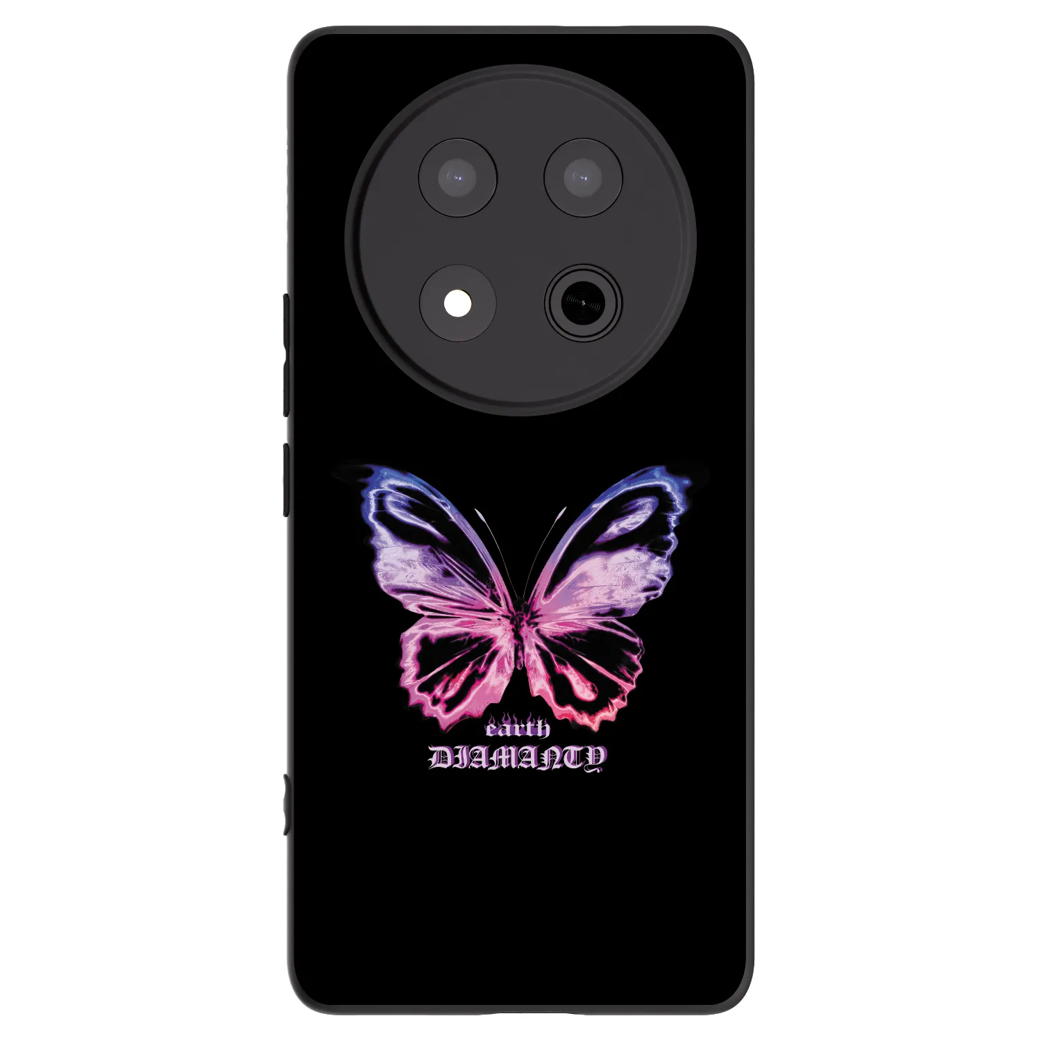 Picasee silikónový čierny obal pre Honor Magic7 Lite 5G - Diamanty Purple
