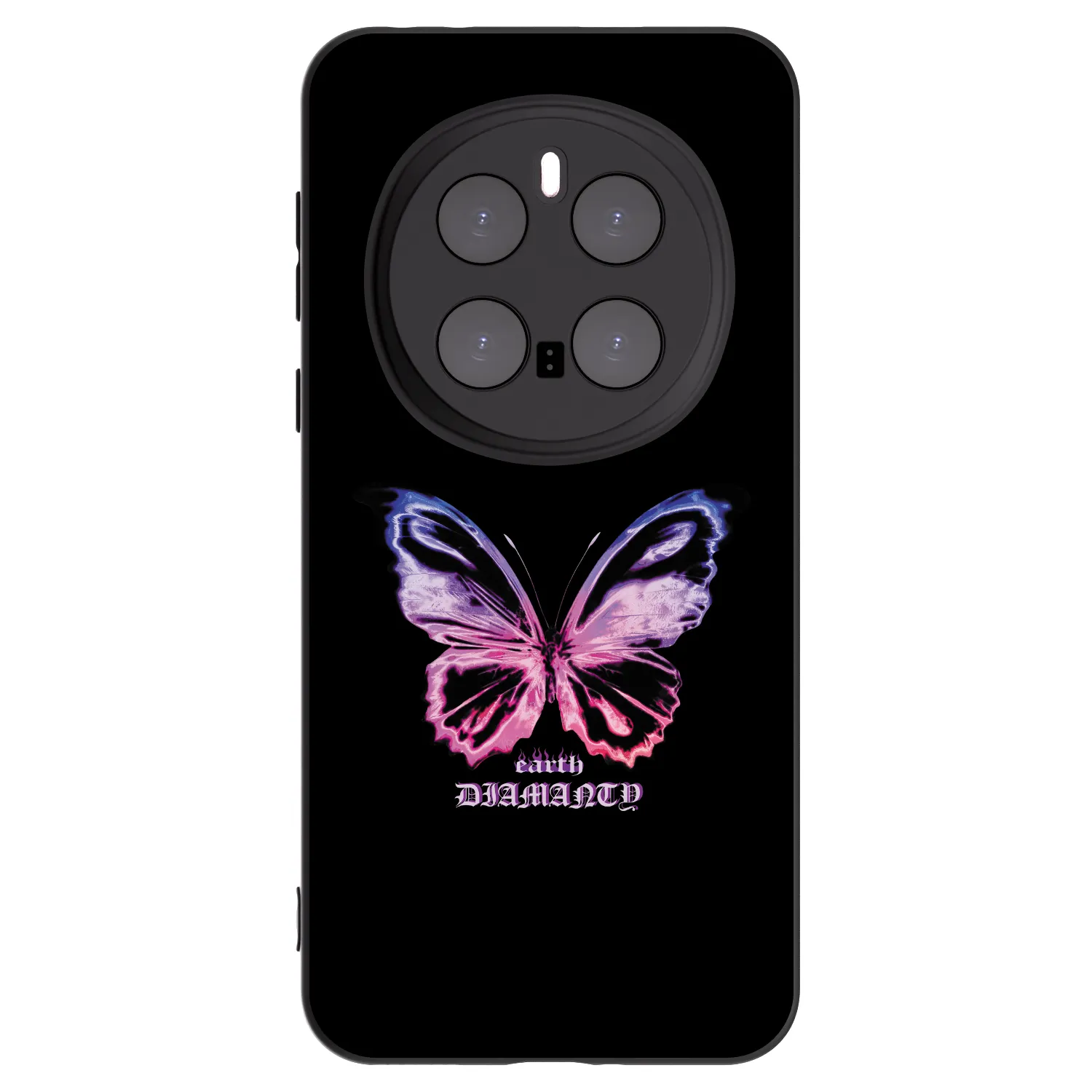 Picasee silikónový čierny obal pre Honor Magic7 Pro 5G - Diamanty Purple