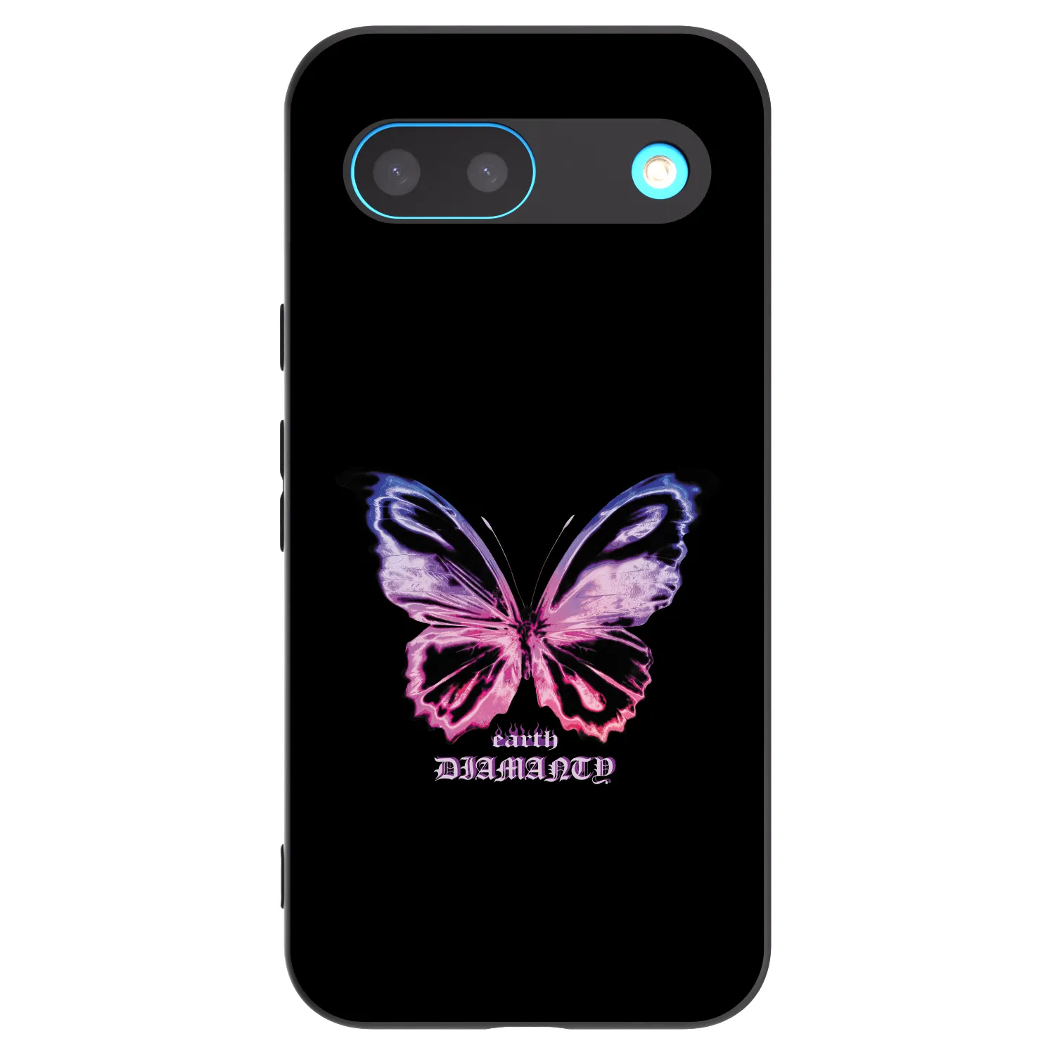 Picasee silikónový čierny obal pre Google Pixel 8 - Diamanty Purple