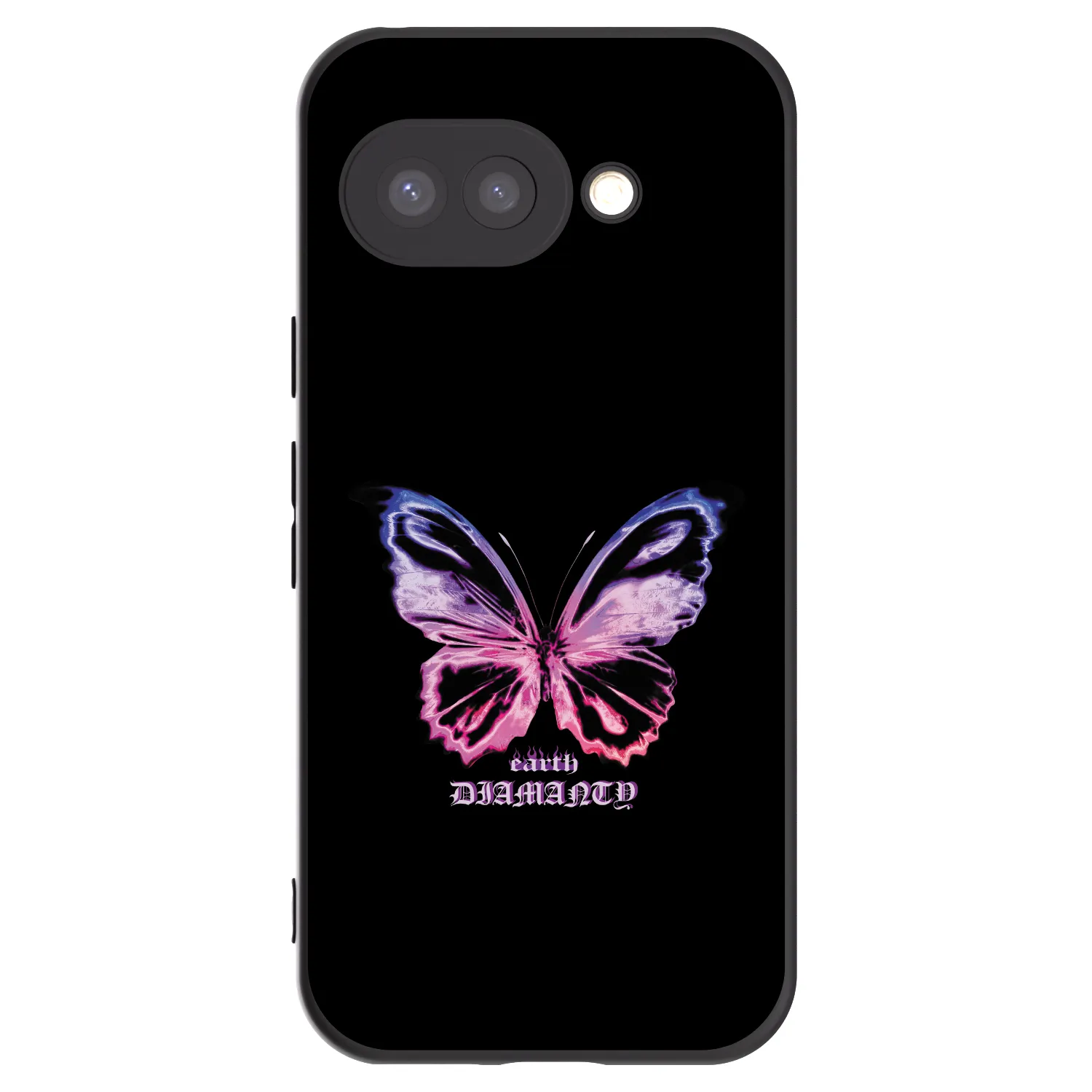 Picasee silikónový čierny obal pre Google Pixel 9a - Diamanty Purple