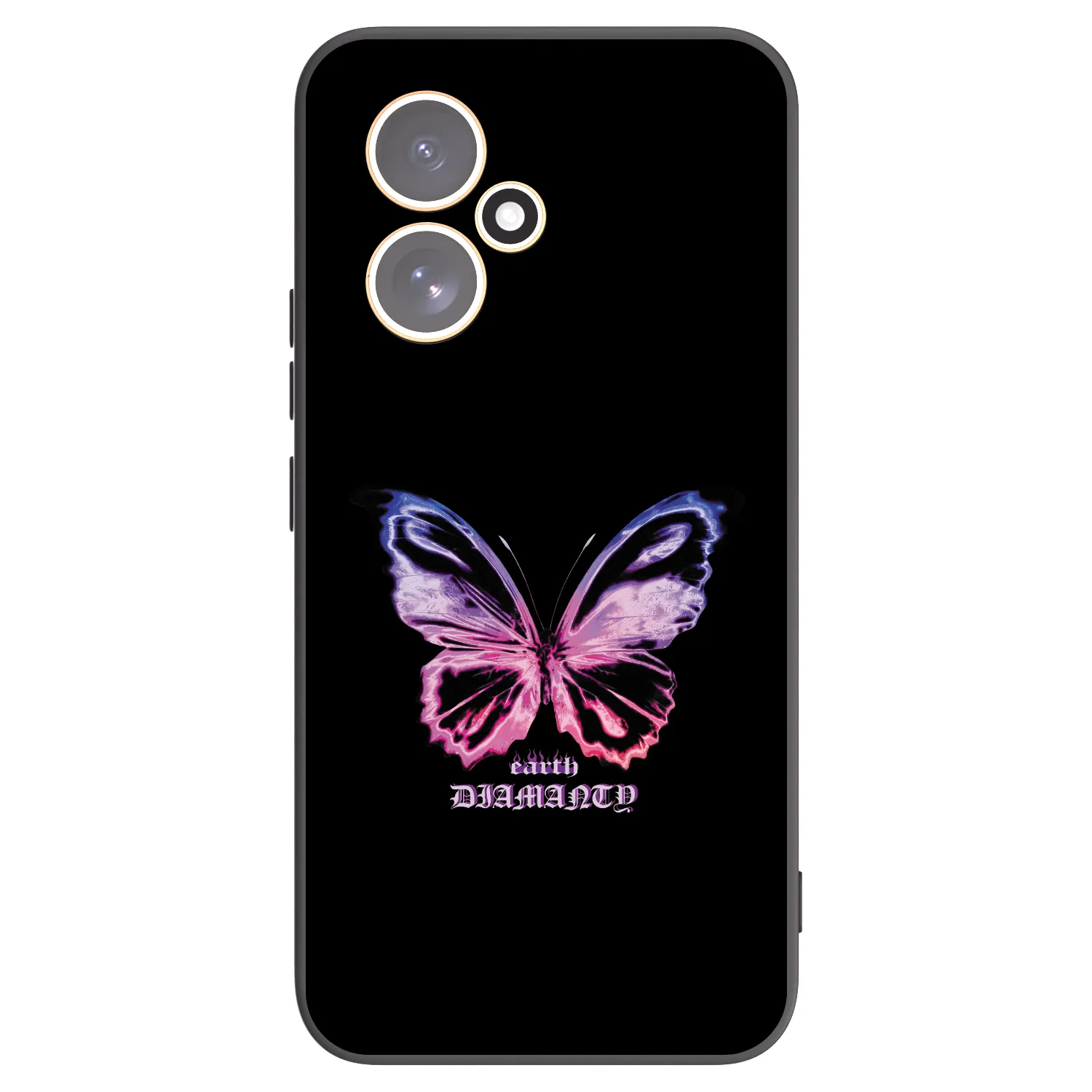 Picasee silikónový čierny obal pre Honor 400 5G - Diamanty Purple