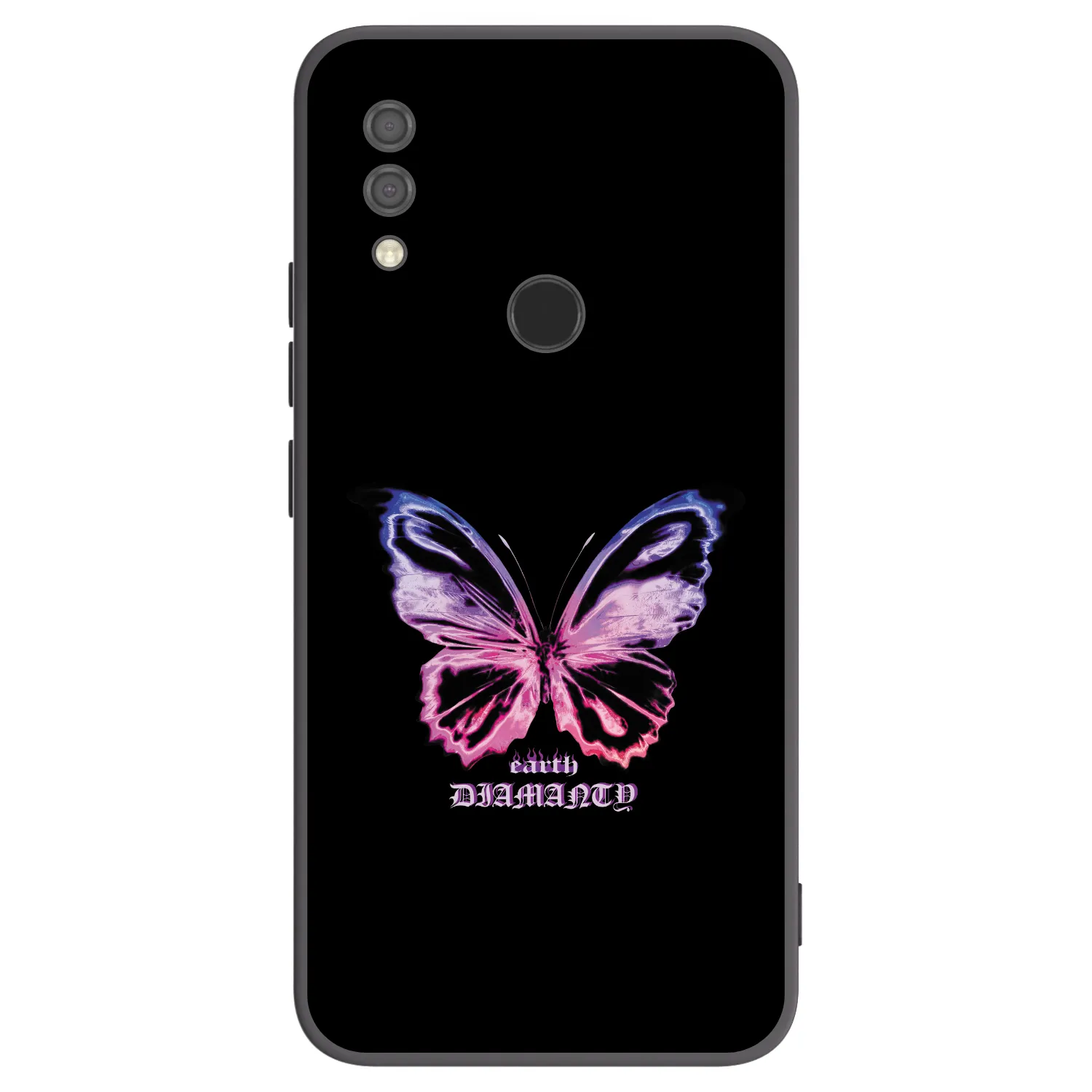 Picasee silikónový čierny obal pre Xiaomi Redmi 7 - Diamanty Purple