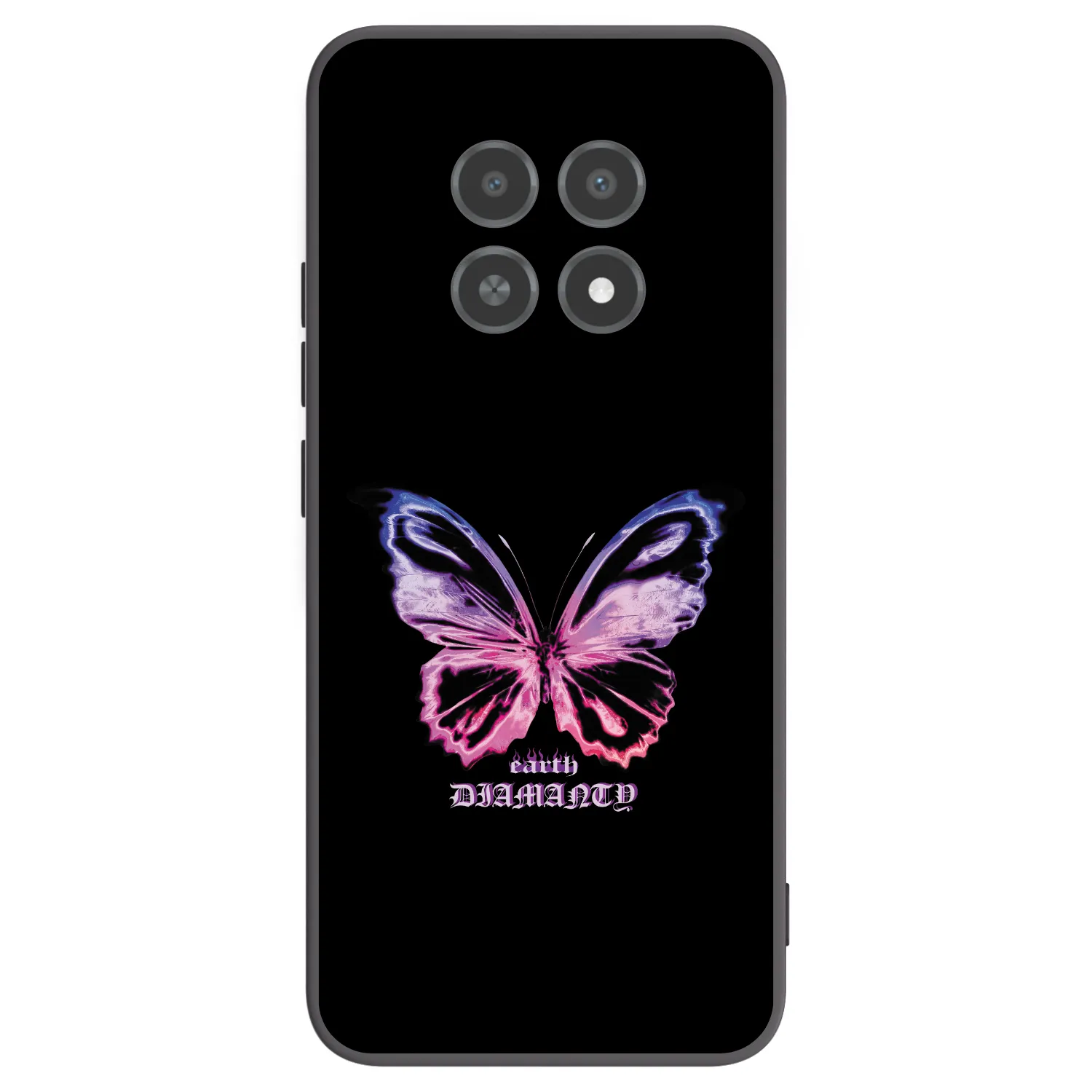 Picasee silikónový čierny obal pre Realme 12X - Diamanty Purple