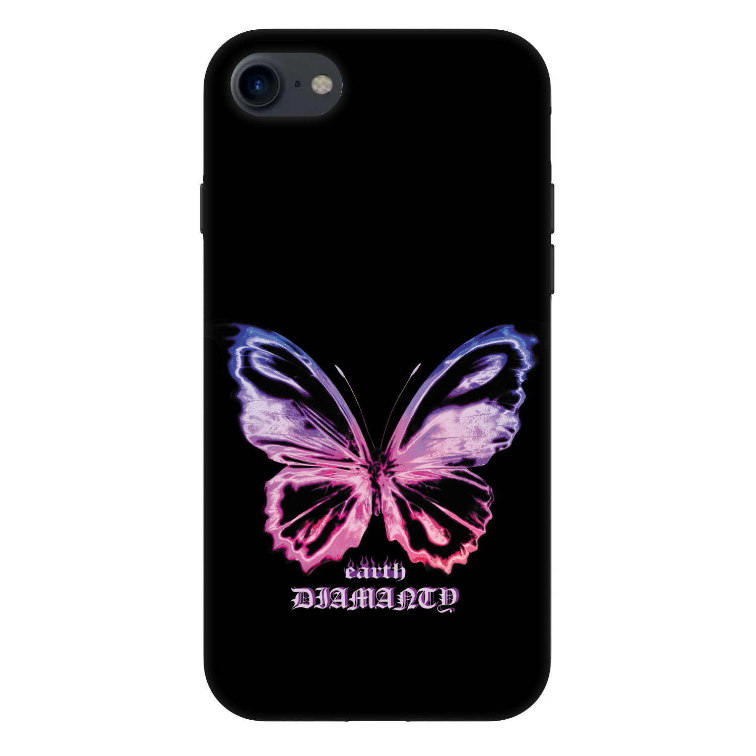 Picasee Fashion Case pre Apple iPhone SE 2020 - Diamanty Purple