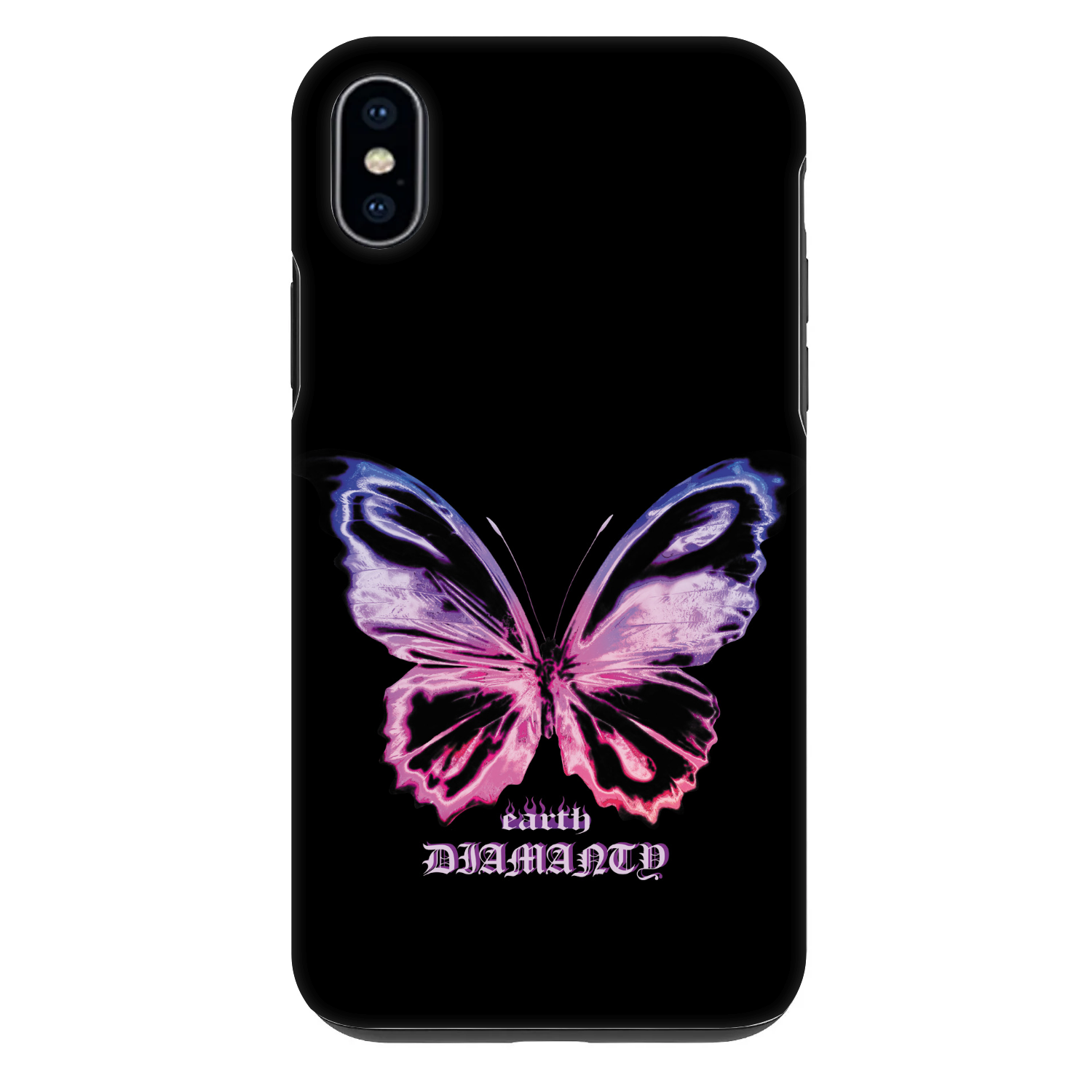 Picasee Fashion Case pre Apple iPhone XS Max - Diamanty Purple