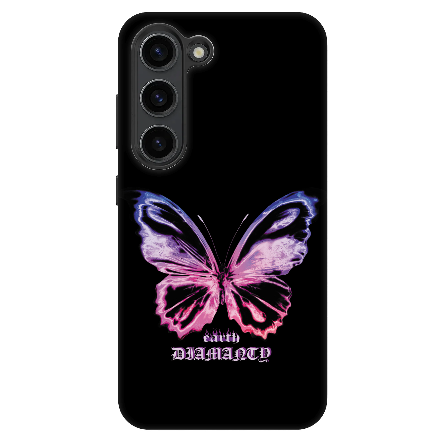 Picasee Fashion Case pre Samsung Galaxy S23 5G - Diamanty Purple