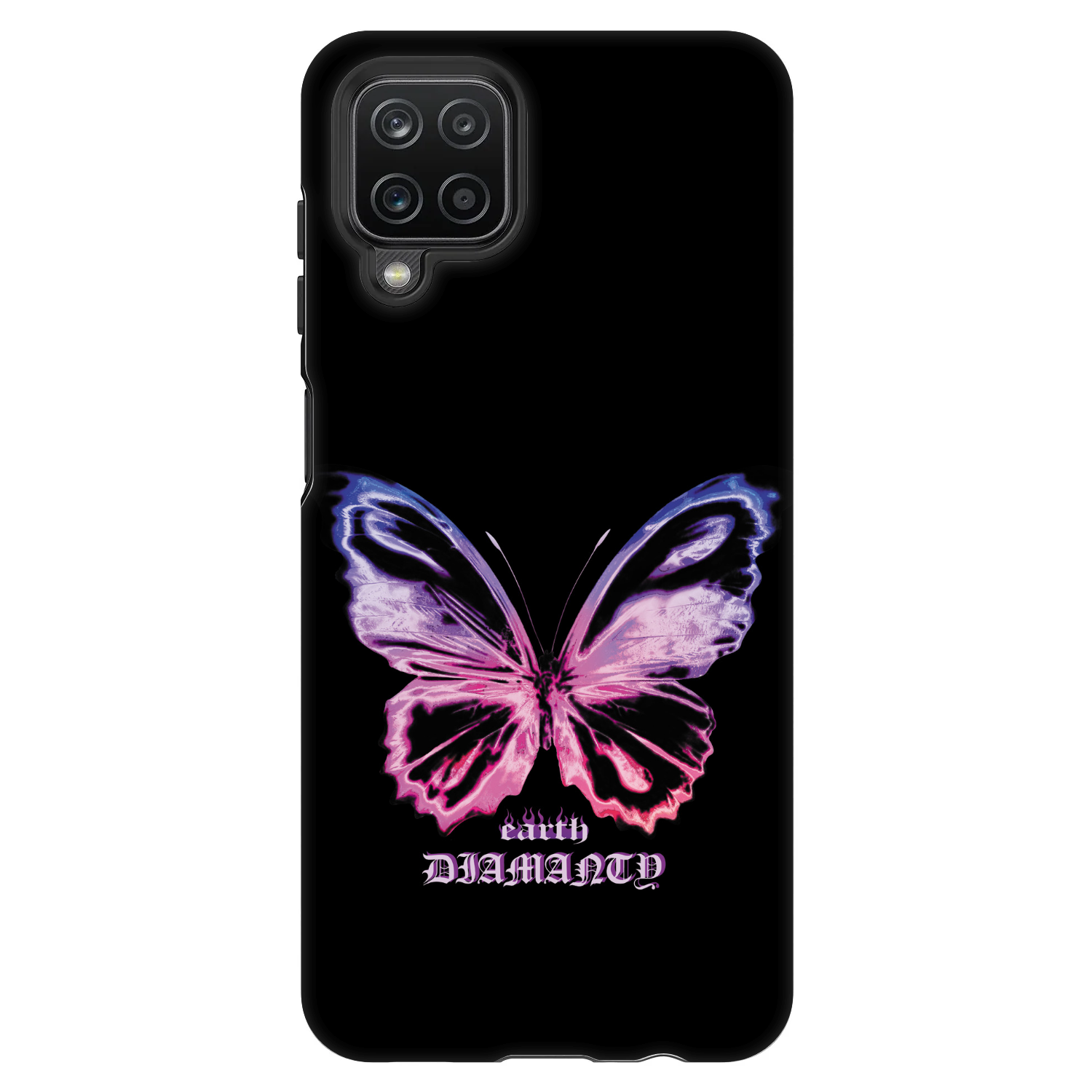 Picasee Fashion Case pre Samsung Galaxy A12 A125F - Diamanty Purple