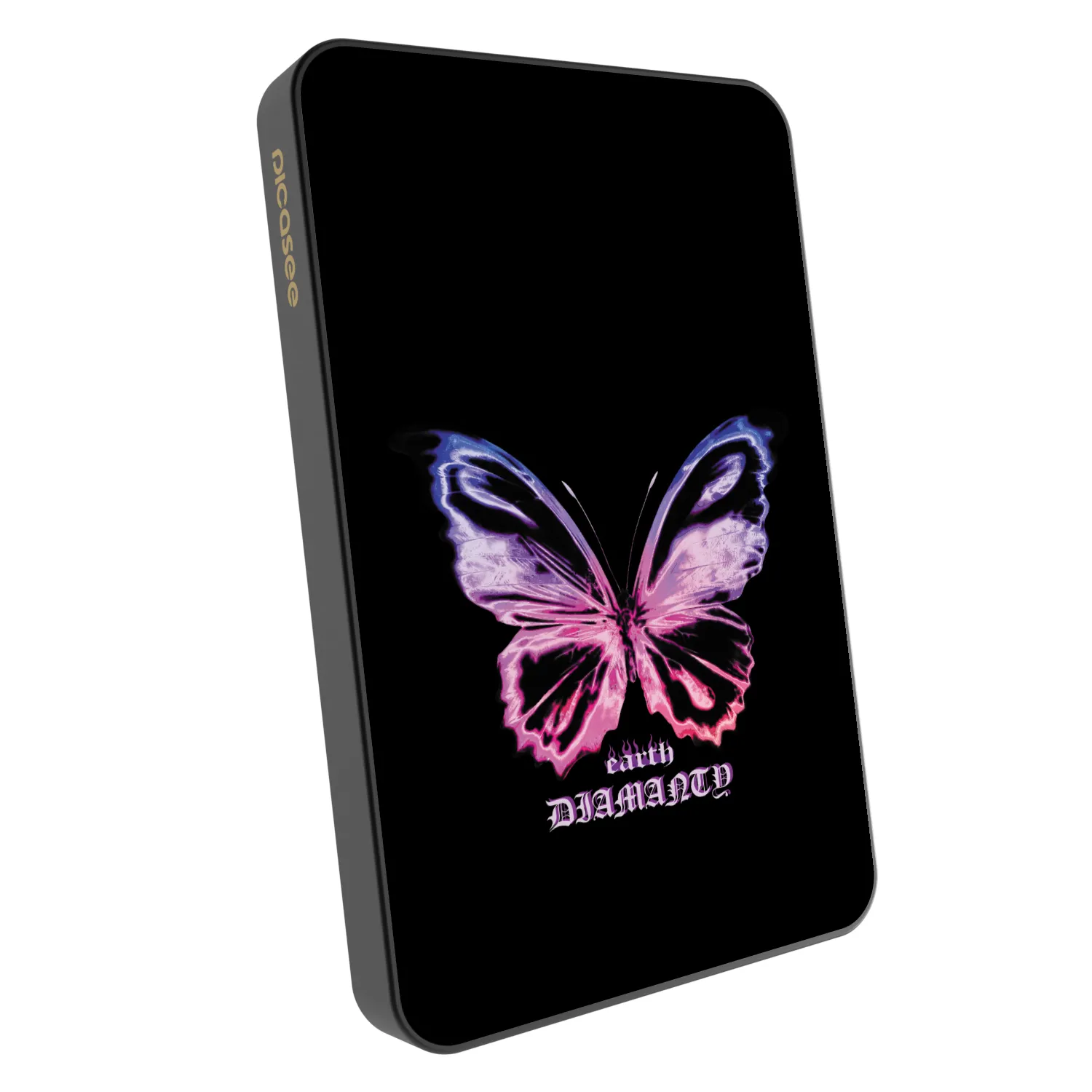 Picasee Powerbanka s MagSafe 5 000 mAh Šedá - Diamanty Purple