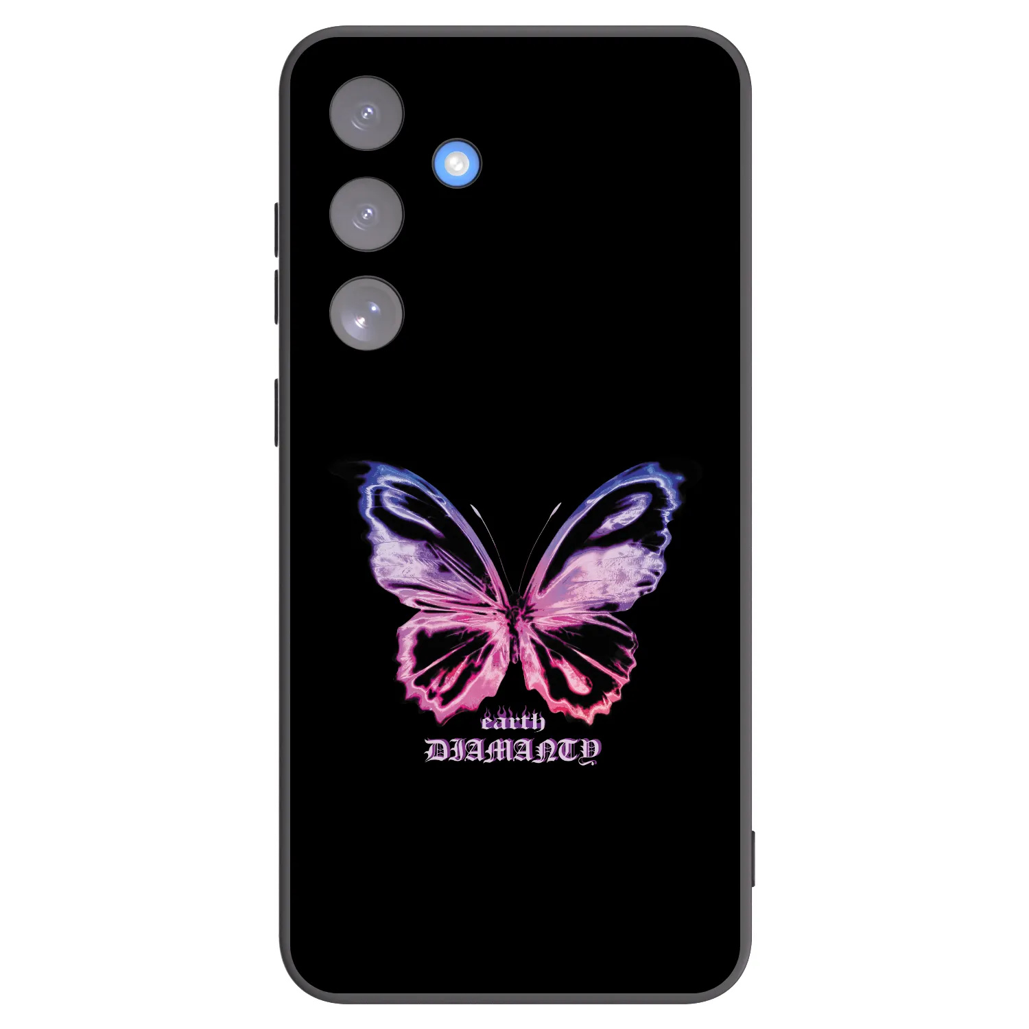 Picasee silikónový čierny obal pre Samsung Galaxy S25 FE 5G - Diamanty Purple