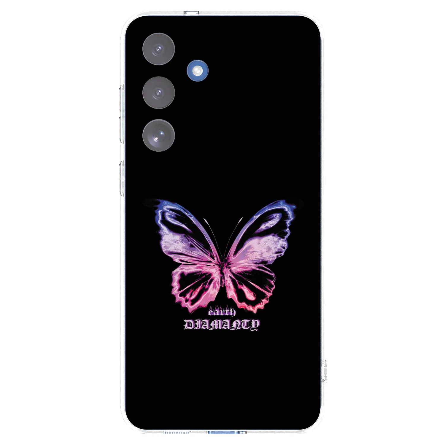 Picasee silikónový prehľadný obal pre Samsung Galaxy S25 FE 5G - Diamanty Purple
