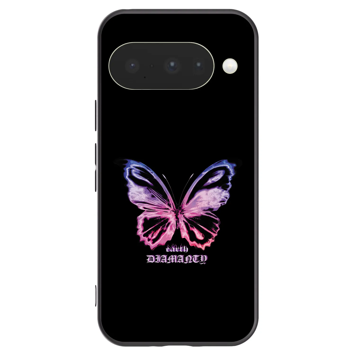 Picasee silikónový čierny obal pre Google Pixel 10 - Diamanty Purple