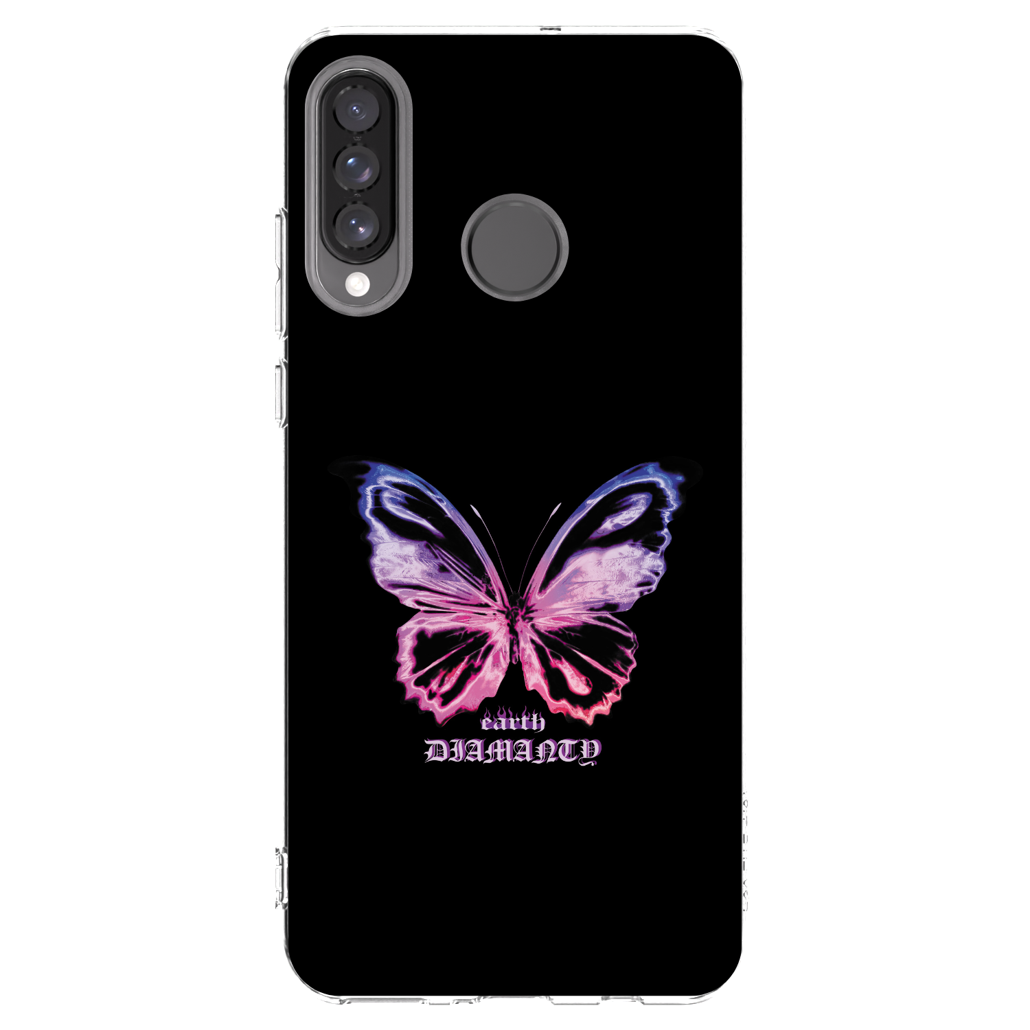 Picasee silikónový prehľadný obal pre Huawei P30 Lite - Diamanty Purple