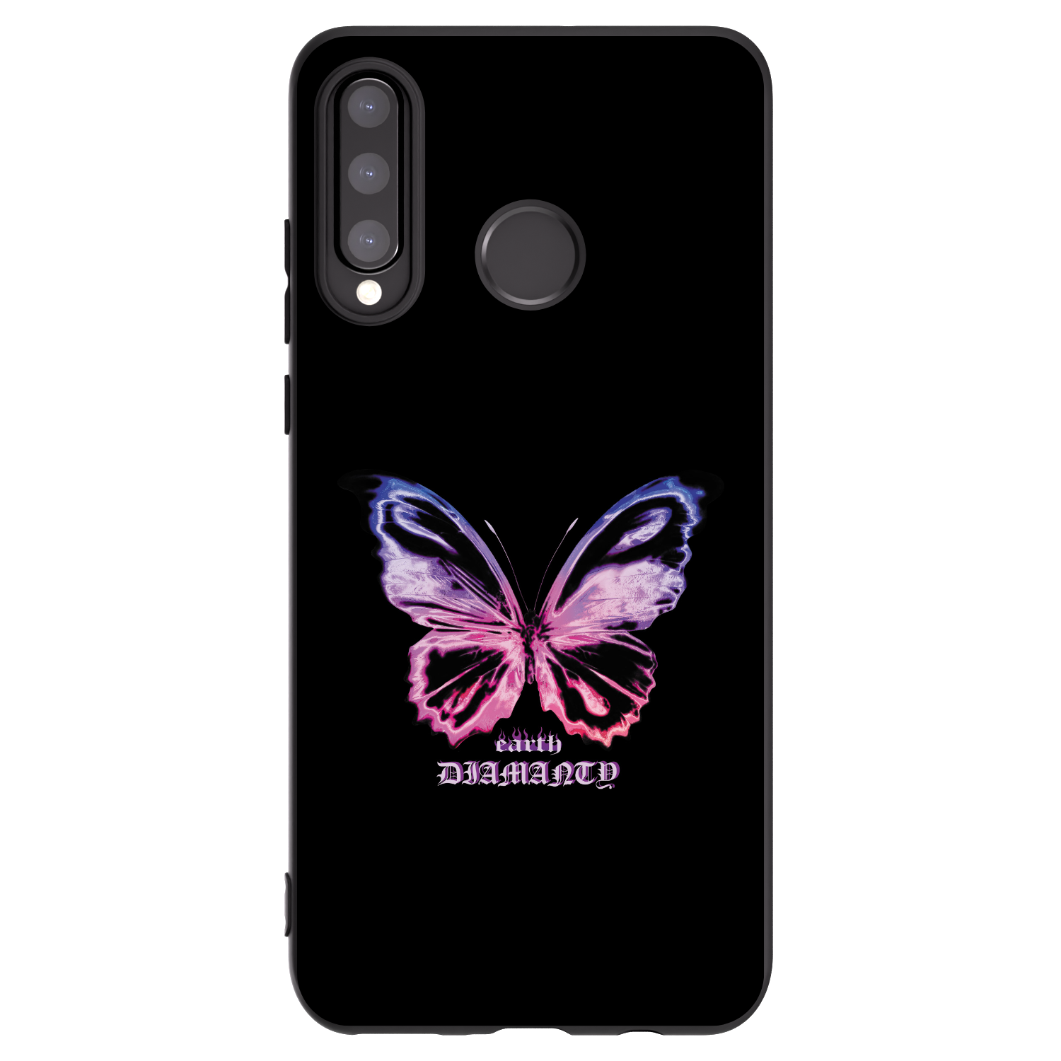 Picasee silikónový čierny obal pre Huawei P30 Lite - Diamanty Purple