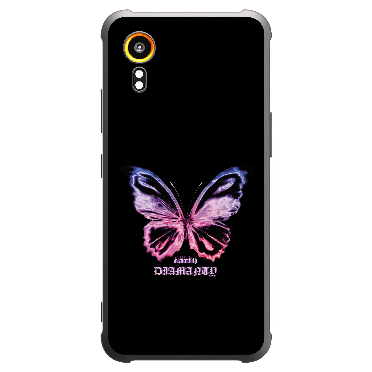 Picasee silikónový čierny obal pre Samsung Galaxy Xcover 7 - Diamanty Purple