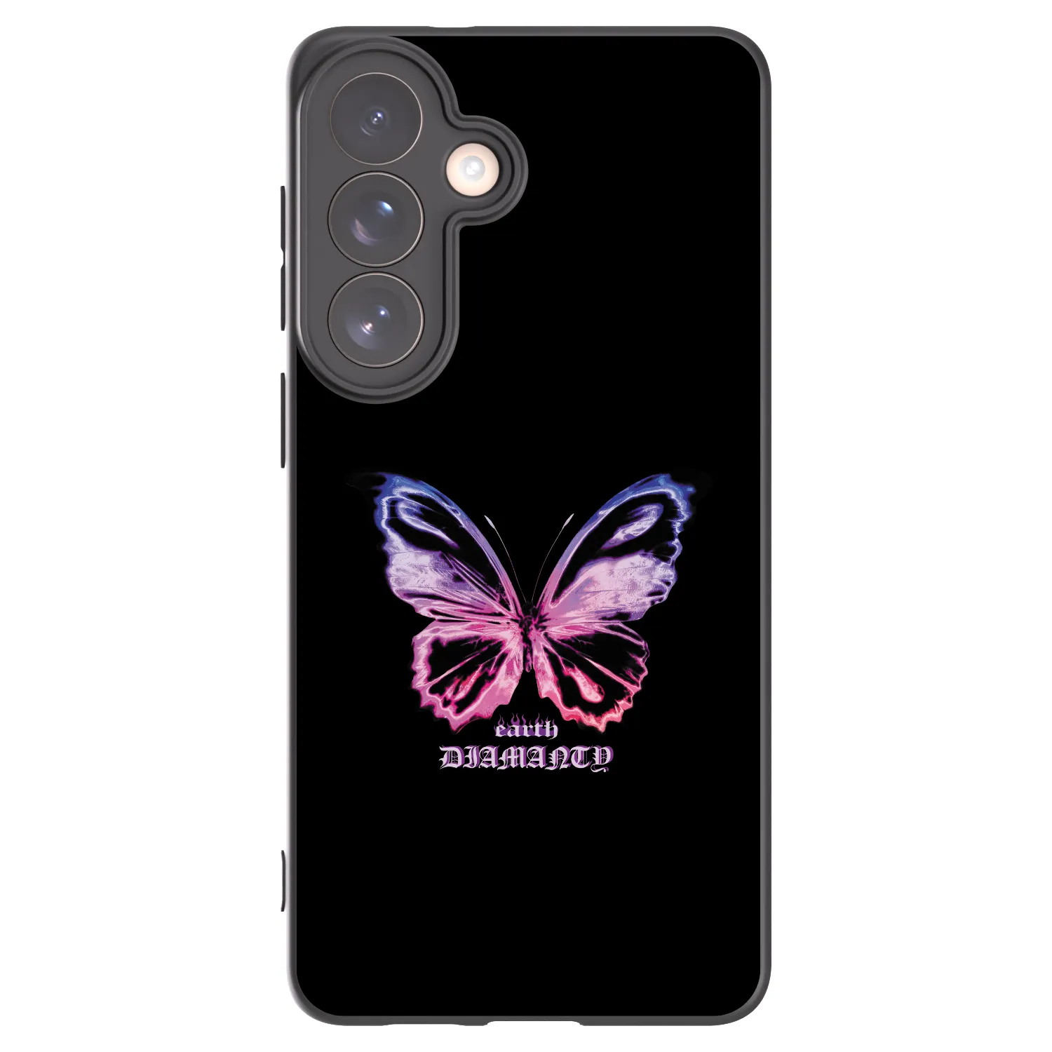 Picasee silikónový čierny obal pre Samsung Galaxy S26+ - Diamanty Purple