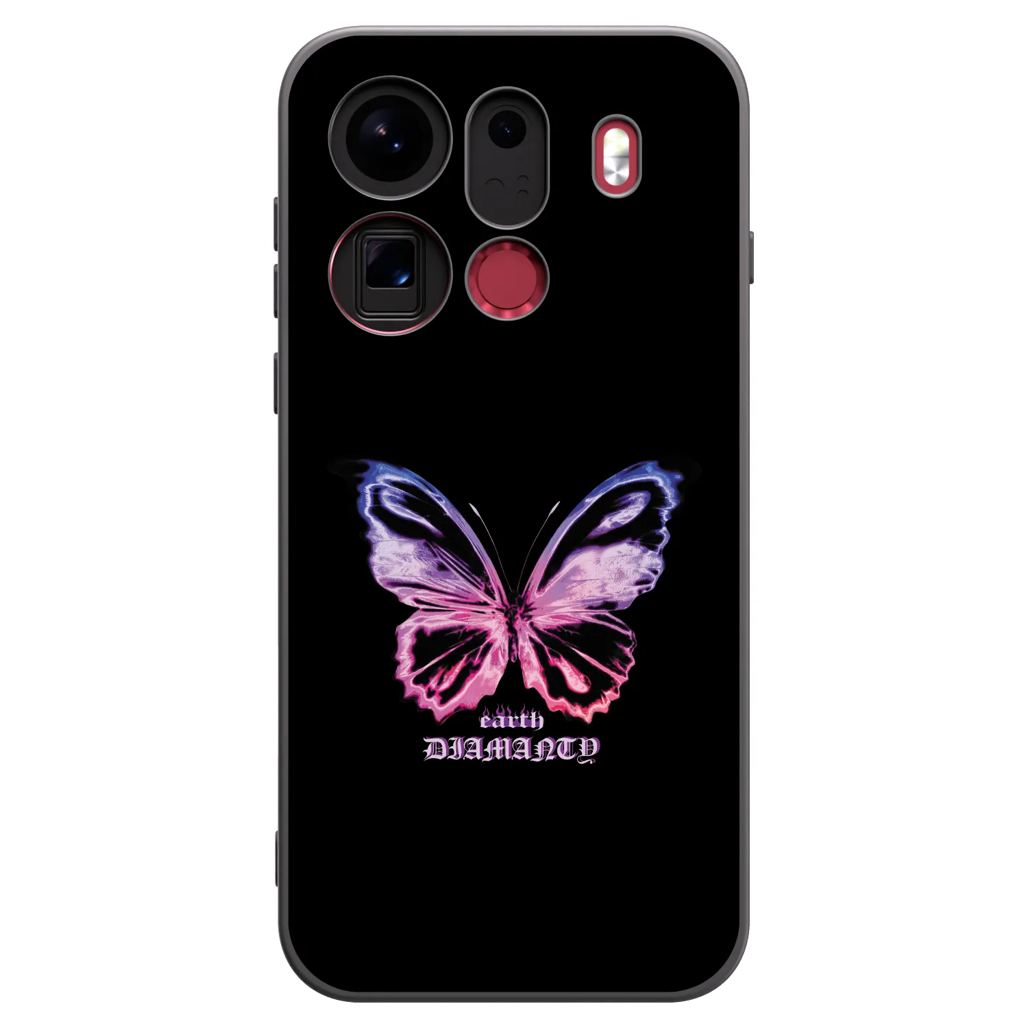 Picasee silikónový čierny obal pre OPPO Find X9 Pro - Diamanty Purple