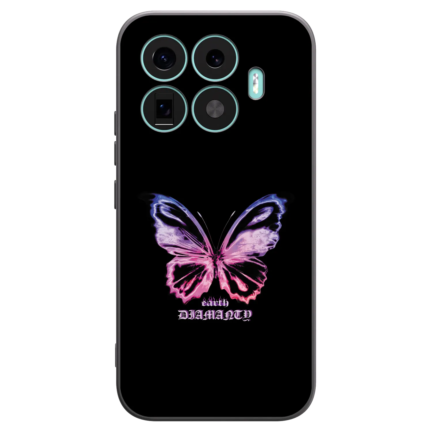 Picasee silikónový čierny obal pre Xiaomi 17T - Diamanty Purple