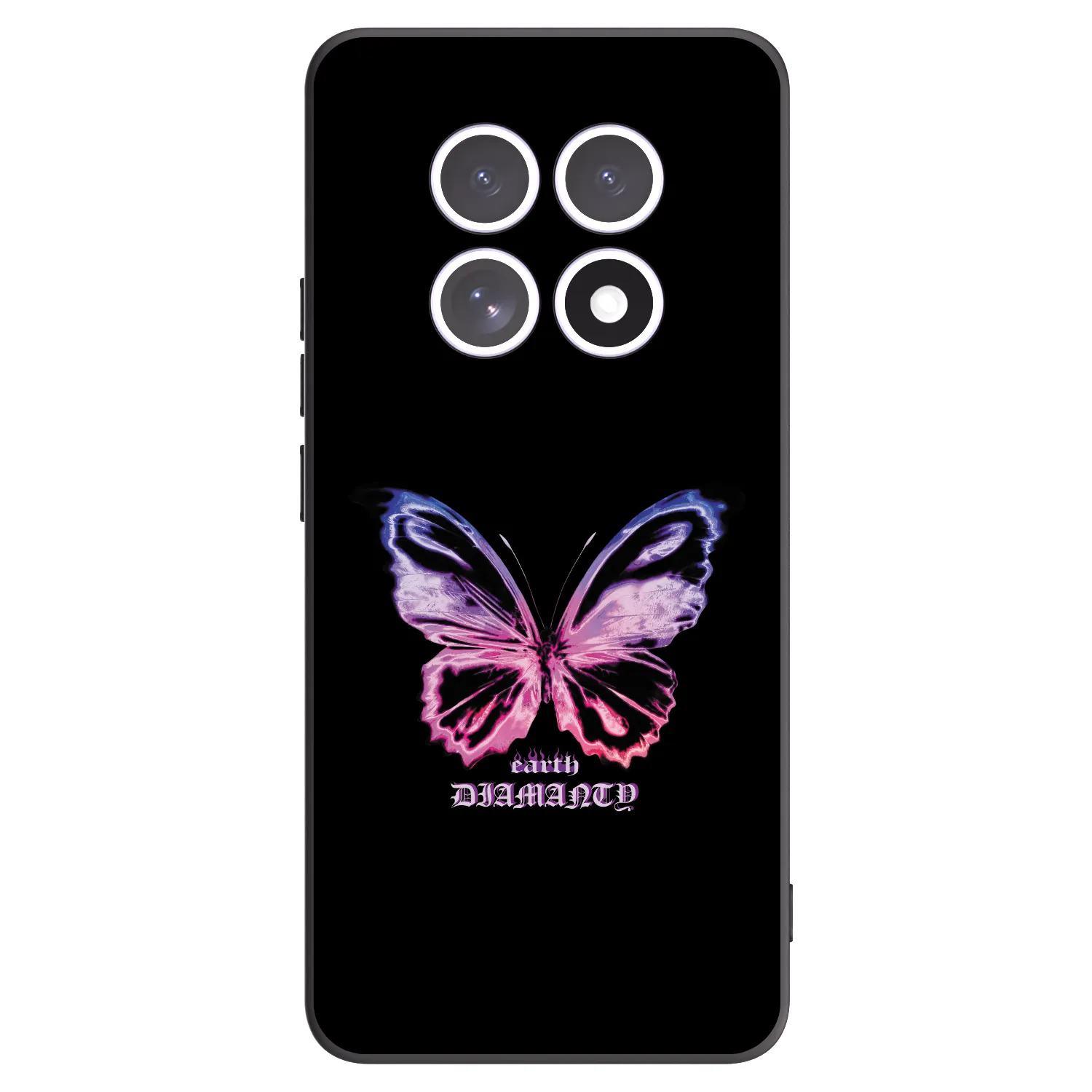 Picasee silikónový čierny obal pre Xiaomi Redmi Note 15 5G - Diamanty Purple