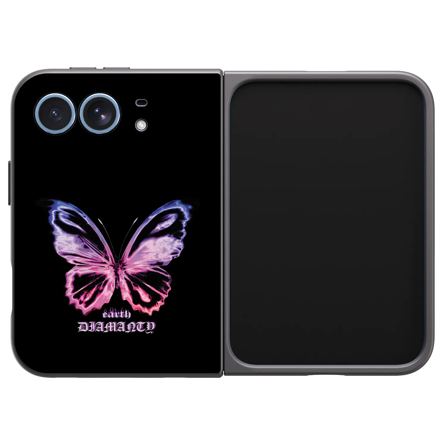 Picasee silikónový čierny obal pre Apple iPhone Ultra - Diamanty Purple