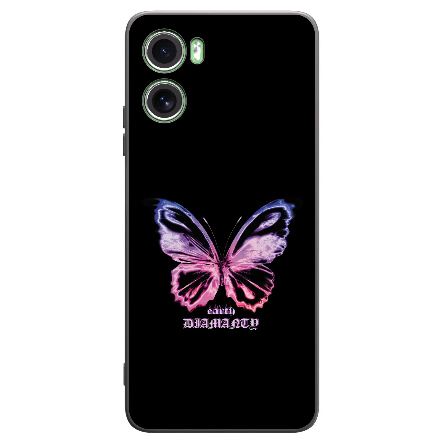 Picasee silikónový čierny obal pre Motorola Moto G06 - Diamanty Purple