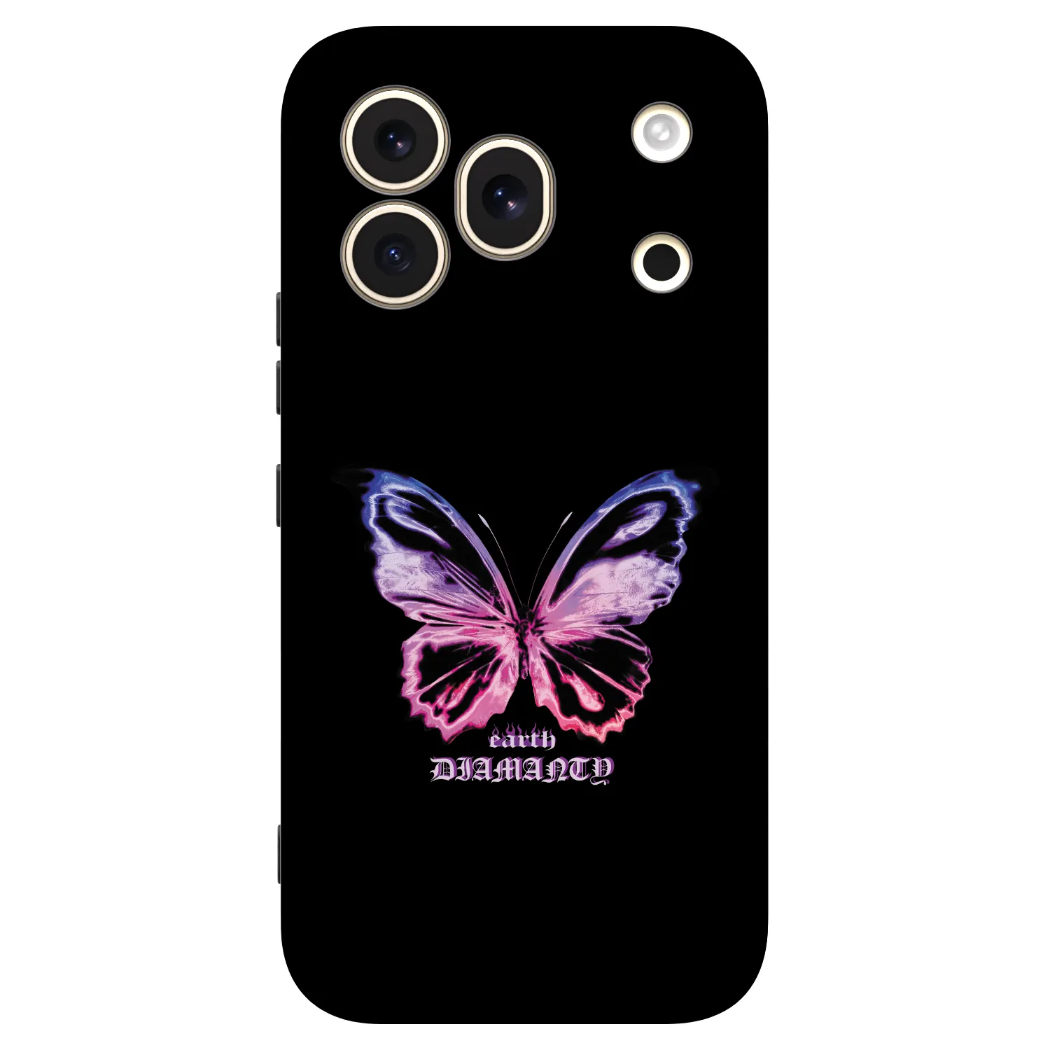 Picasee silikónový čierny obal pre Honor 600 Pro - Diamanty Purple