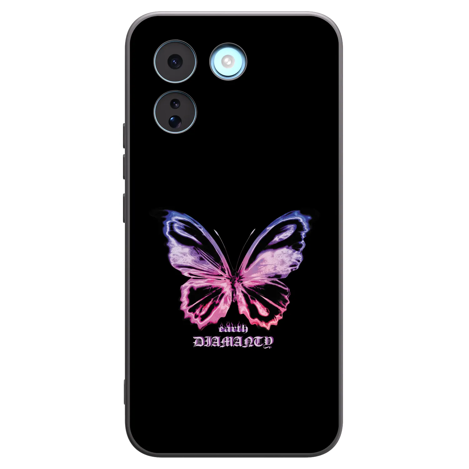 Picasee silikónový čierny obal pre Xiaomi Redmi Note 17 Pro MAX 5G - Diamanty Purple
