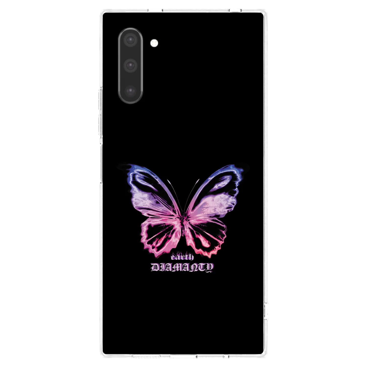 Picasee silikónový prehľadný obal pre Samsung Galaxy Note 10 N970F - Diamanty Purple